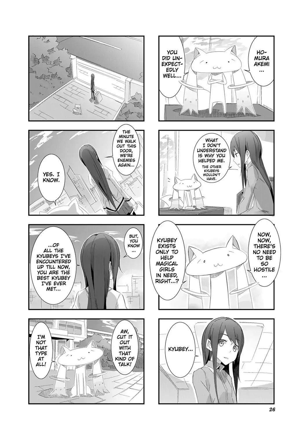 Puella Magi Homura Tamura ~Parallel Worlds Do Not Remain Parallel Forever~ Chapter 2 page 8 - Chapter 2: Vol.1 Episode 2: "Soul Gem x 300" Time Flow