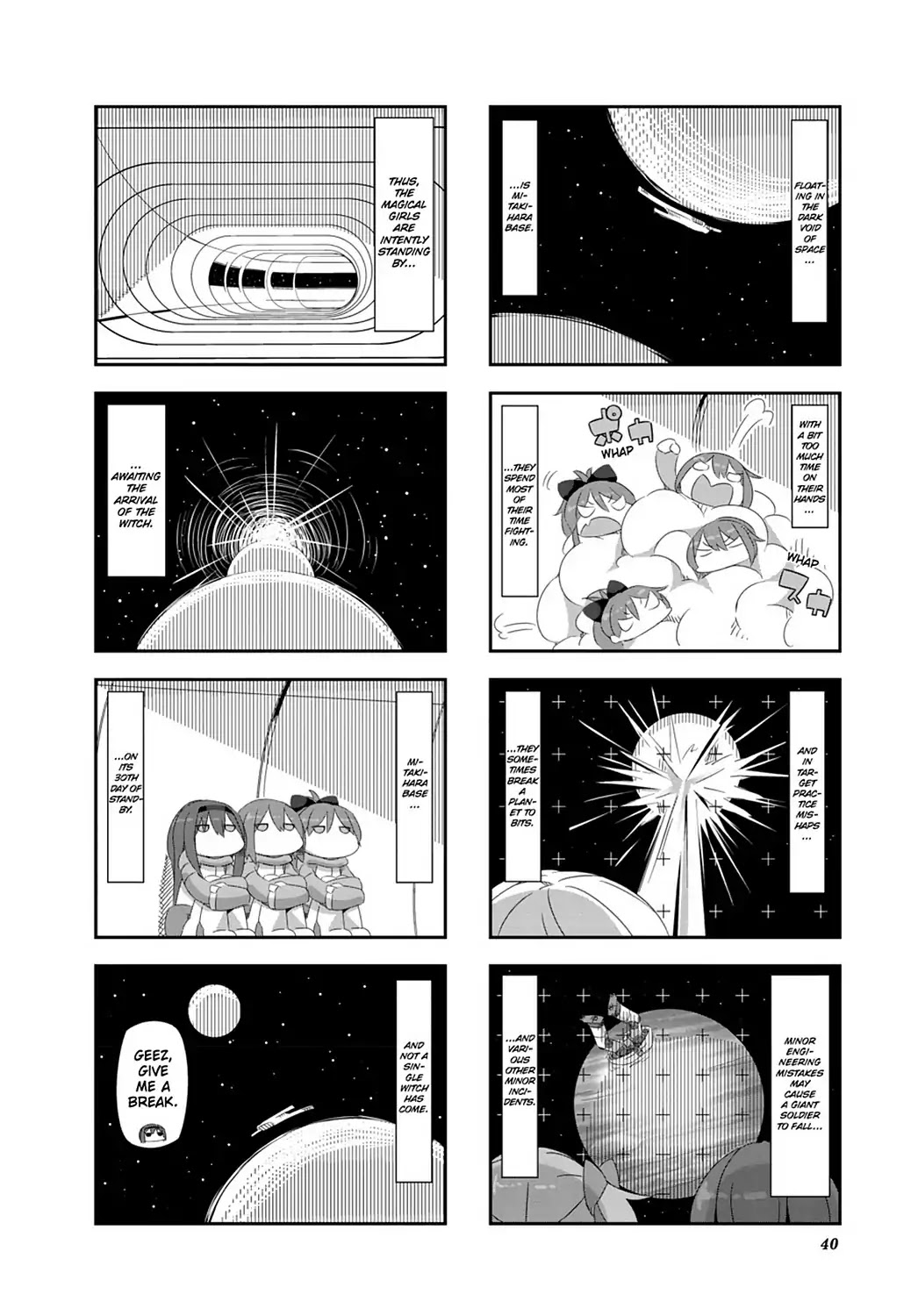 Puella Magi Homura Tamura ~Parallel Worlds Do Not Remain Parallel Forever~ Chapter 23 page 10 - Chapter 23: Vol.3 Episode 23: "Space Mitakihara Base" Time Flow