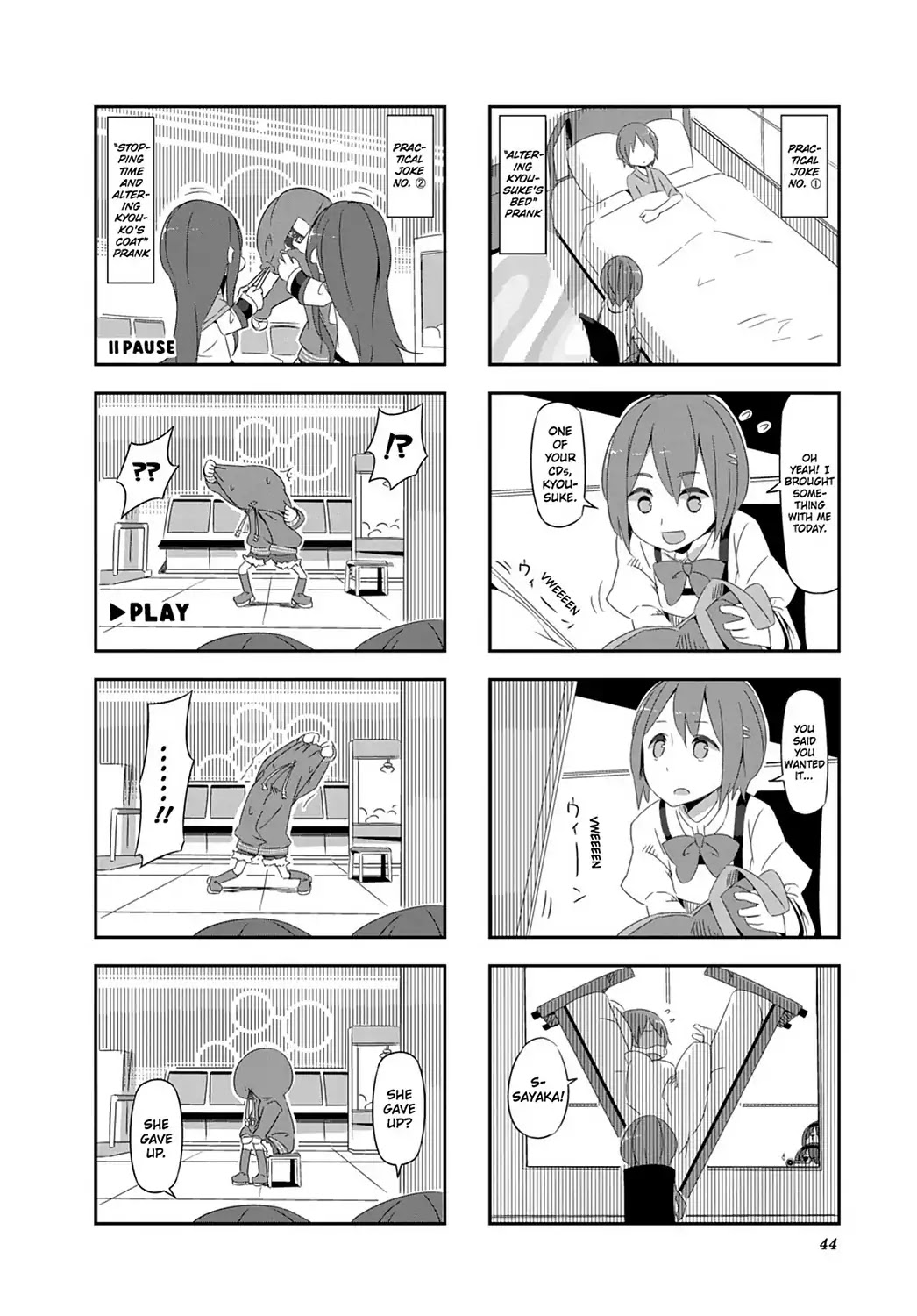 Puella Magi Homura Tamura ~Parallel Worlds Do Not Remain Parallel Forever~ Chapter 24 page 4 - Chapter 24: Vol.3 Episode 24: "Tamura and Practical-Joke-Homura" Time Flow