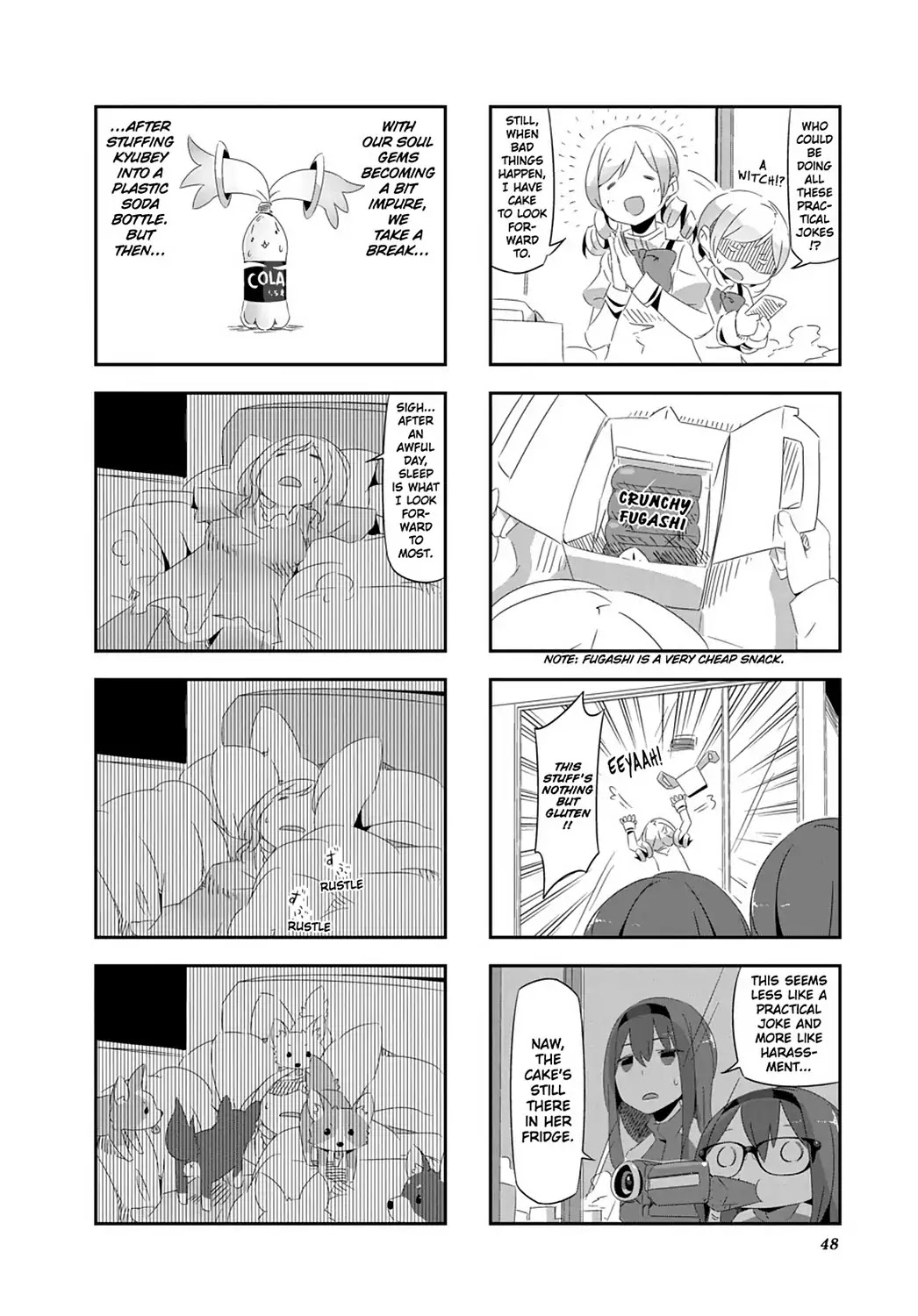Puella Magi Homura Tamura ~Parallel Worlds Do Not Remain Parallel Forever~ Chapter 24 page 8 - Chapter 24: Vol.3 Episode 24: "Tamura and Practical-Joke-Homura" Time Flow
