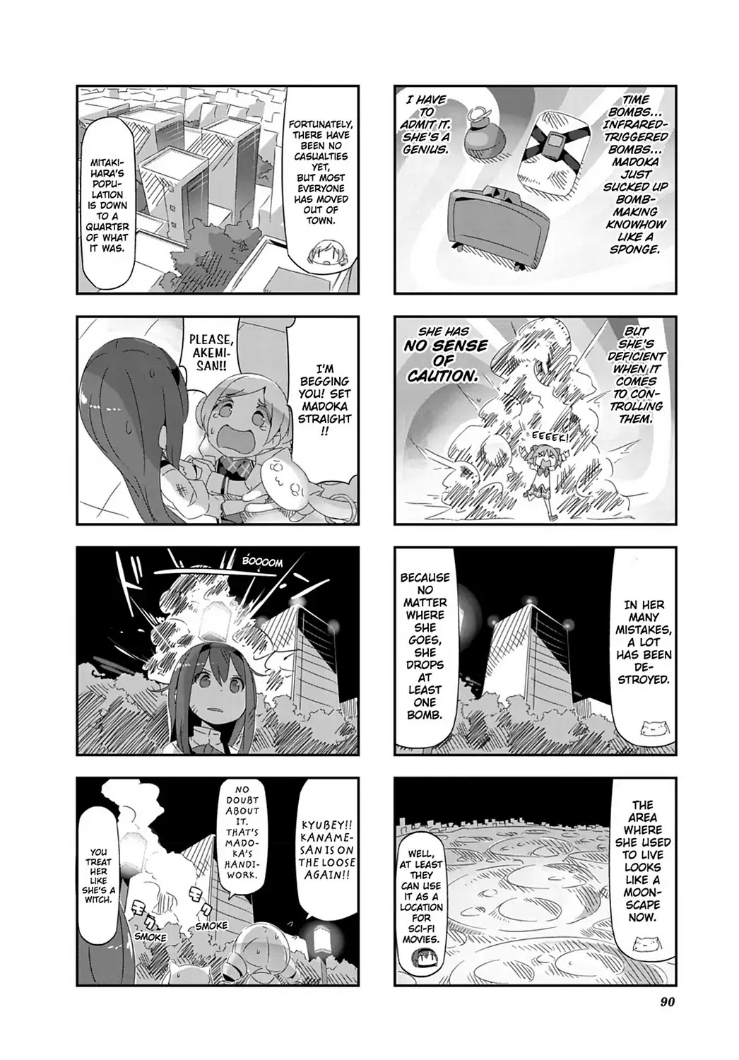Puella Magi Homura Tamura ~Parallel Worlds Do Not Remain Parallel Forever~ Chapter 28 page 4 - Chapter 28: Vol.3 Episode 28: "Bomber Madoka" Time Flow