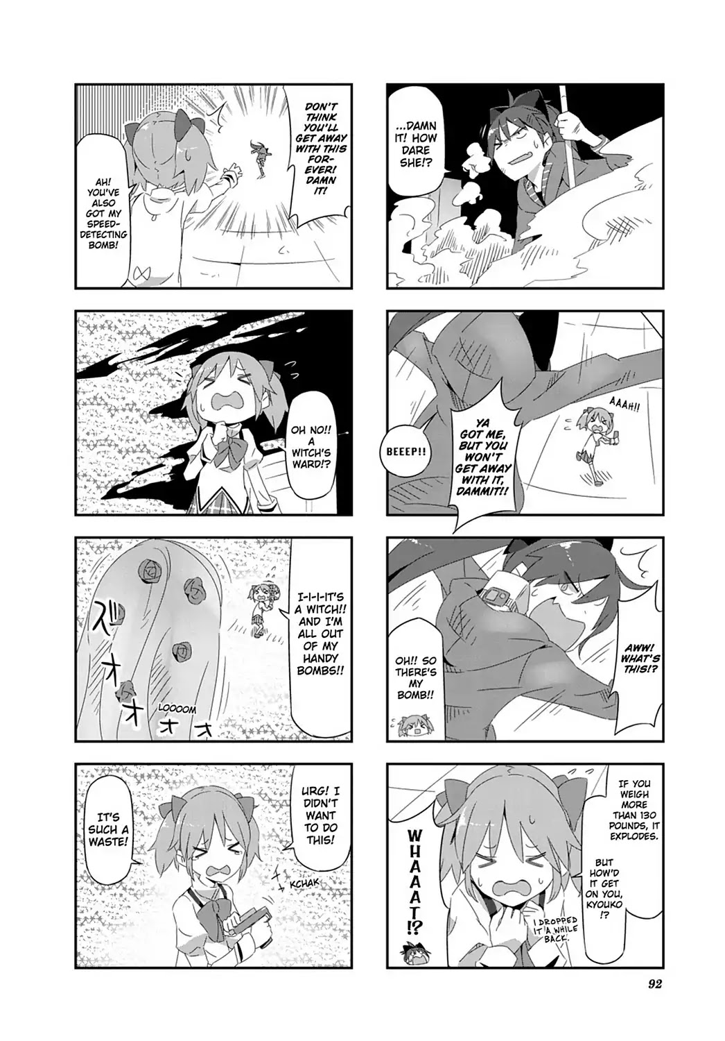 Puella Magi Homura Tamura ~Parallel Worlds Do Not Remain Parallel Forever~ Chapter 28 page 6 - Chapter 28: Vol.3 Episode 28: "Bomber Madoka" Time Flow