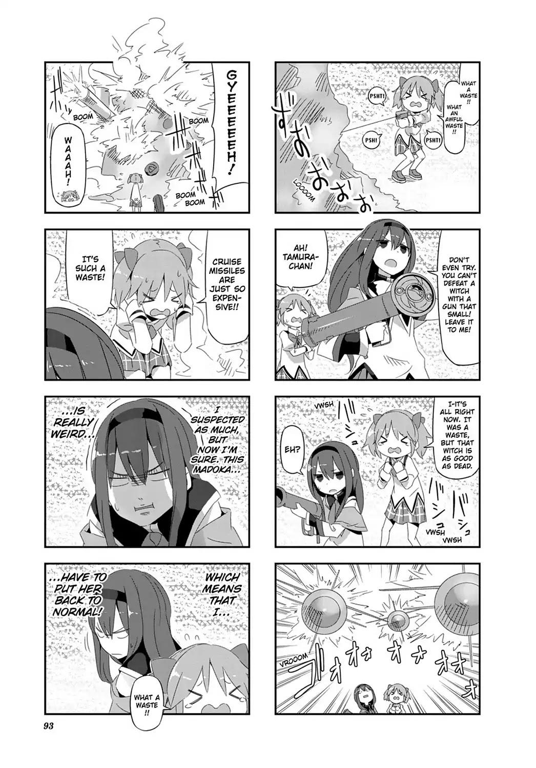 Puella Magi Homura Tamura ~Parallel Worlds Do Not Remain Parallel Forever~ Chapter 28 page 7 - Chapter 28: Vol.3 Episode 28: "Bomber Madoka" Time Flow
