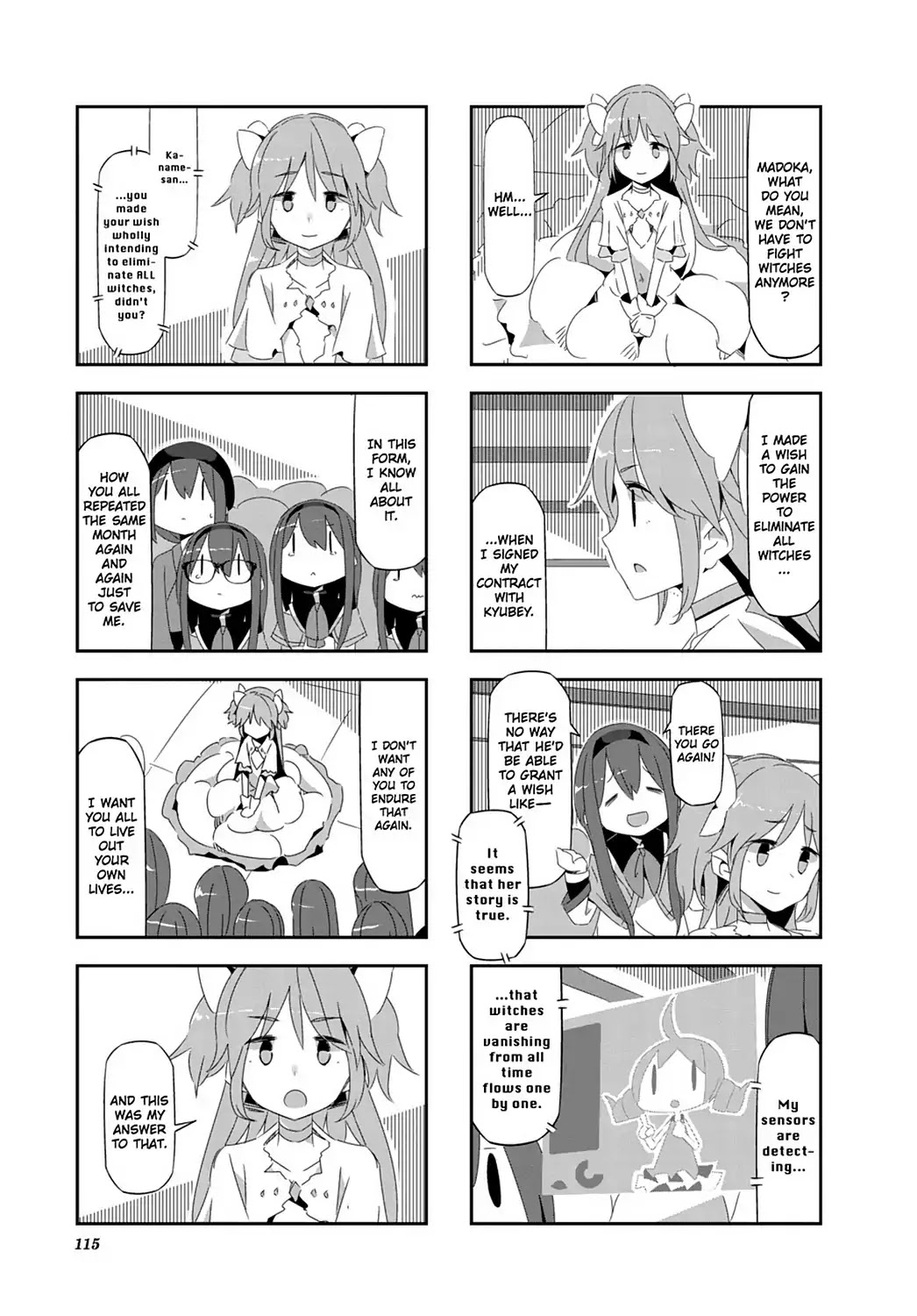 Puella Magi Homura Tamura ~Parallel Worlds Do Not Remain Parallel Forever~ Chapter 30 page 7 - Chapter 30: Vol.3 Episode 30: "Akemi-Ya and Madoka" Time Flow [END]