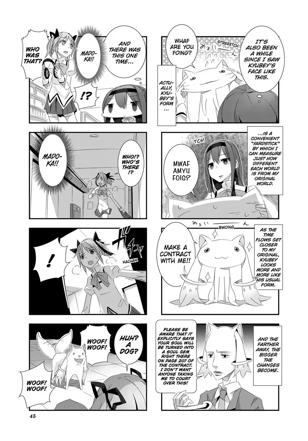 Puella Magi Homura Tamura ~Parallel Worlds Do Not Remain Parallel Forever~ Chapter 4 page 5 - Chapter 4: Vol.1 Episode 4: "Look-Alike" Time Flow