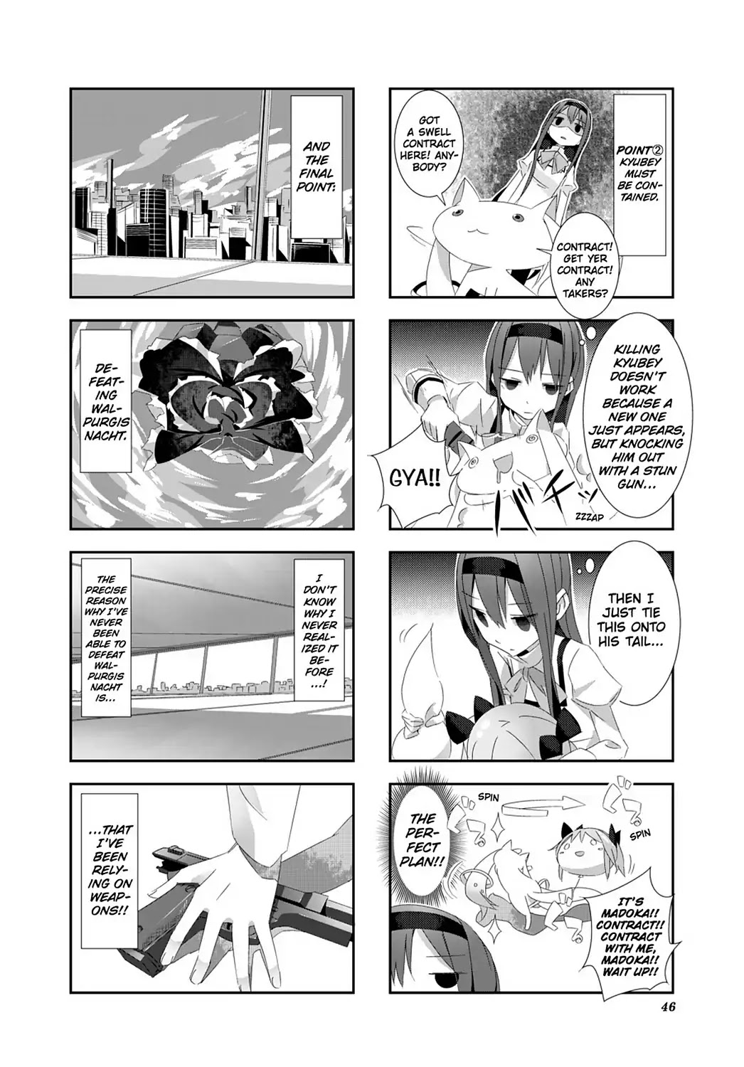 Puella Magi Homura Tamura ~Parallel Worlds Do Not Remain Parallel Forever~ Chapter 4 page 6 - Chapter 4: Vol.1 Episode 4: "Look-Alike" Time Flow