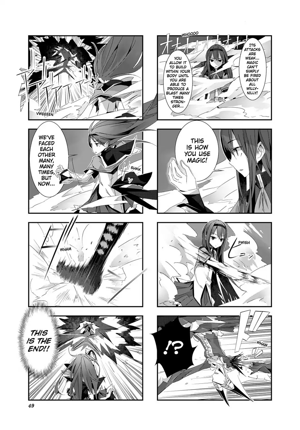 Puella Magi Homura Tamura ~Parallel Worlds Do Not Remain Parallel Forever~ Chapter 4 page 9 - Chapter 4: Vol.1 Episode 4: "Look-Alike" Time Flow