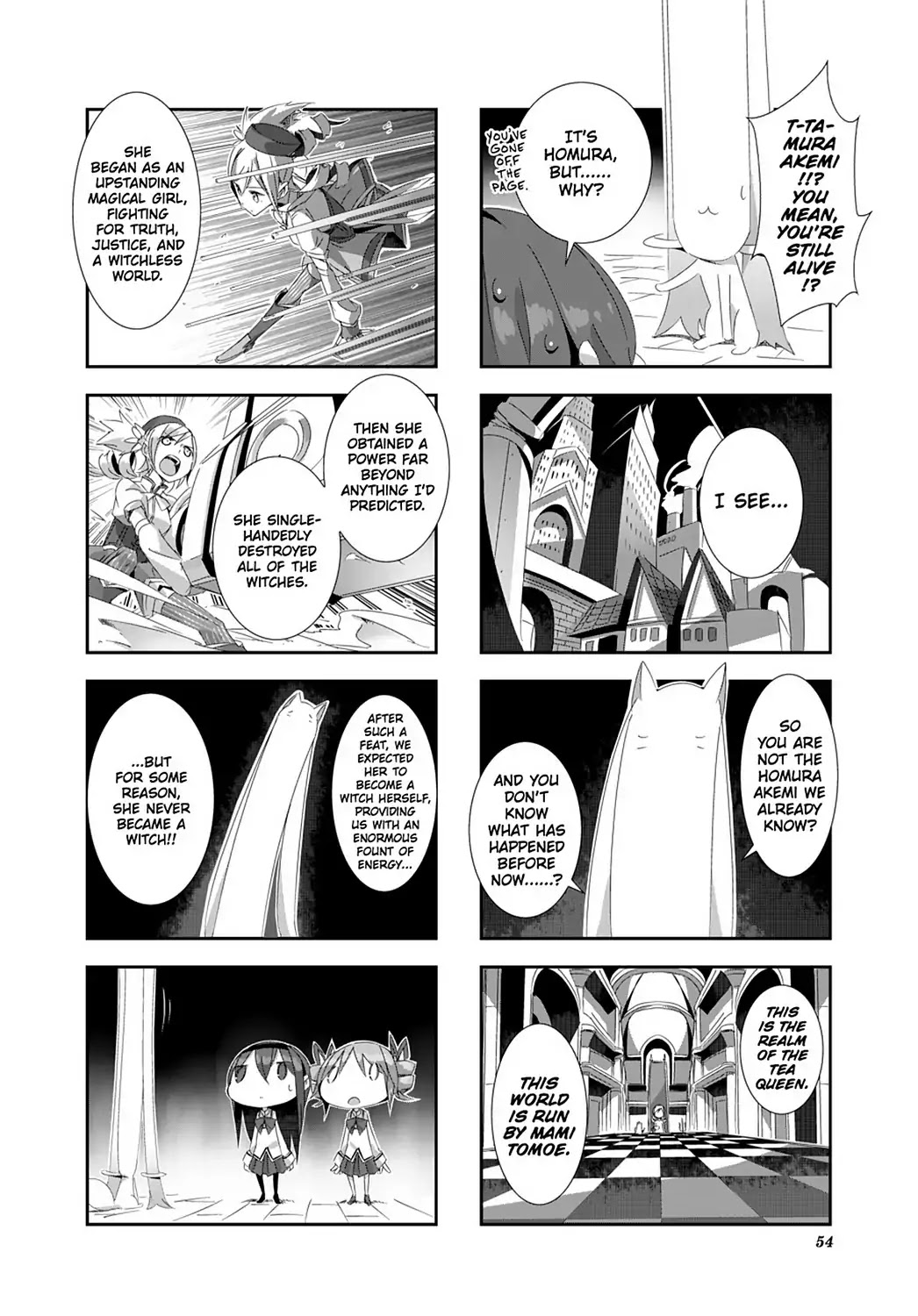 Puella Magi Homura Tamura ~Parallel Worlds Do Not Remain Parallel Forever~ Chapter 5 page 4 - Chapter 5: Vol.1 Episode 5: "Whole Lotta Mami" Time Flow