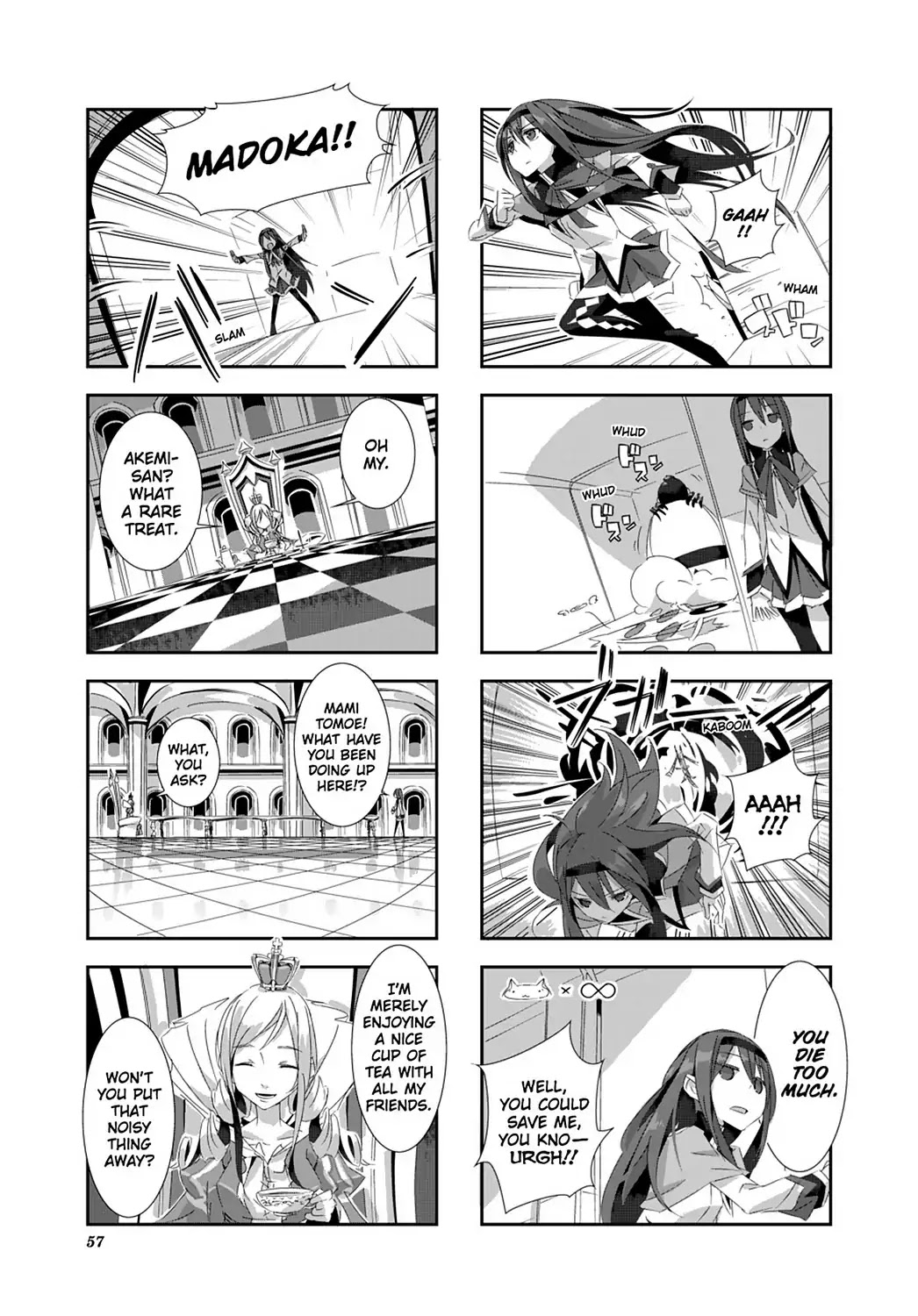 Puella Magi Homura Tamura ~Parallel Worlds Do Not Remain Parallel Forever~ Chapter 5 page 7 - Chapter 5: Vol.1 Episode 5: "Whole Lotta Mami" Time Flow