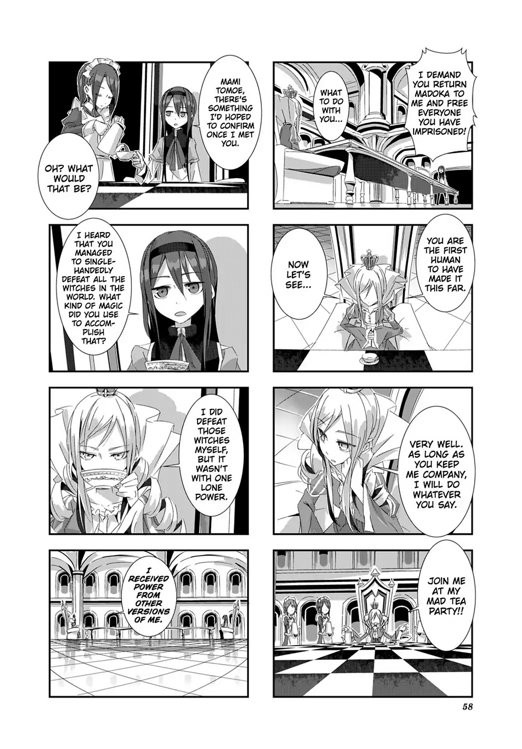 Puella Magi Homura Tamura ~Parallel Worlds Do Not Remain Parallel Forever~ Chapter 5 page 8 - Chapter 5: Vol.1 Episode 5: "Whole Lotta Mami" Time Flow