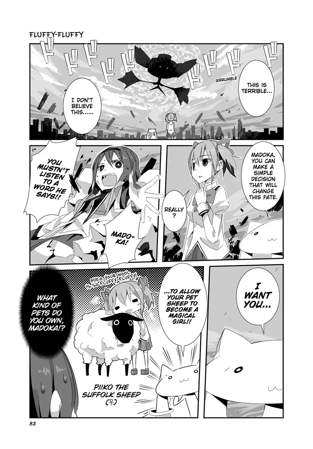 Puella Magi Homura Tamura ~Parallel Worlds Do Not Remain Parallel Forever~ Chapter 7 page 11 - Chapter 7: Vol.1 Episode 7: "All-You-Can-Eat Mutton" Time Flow