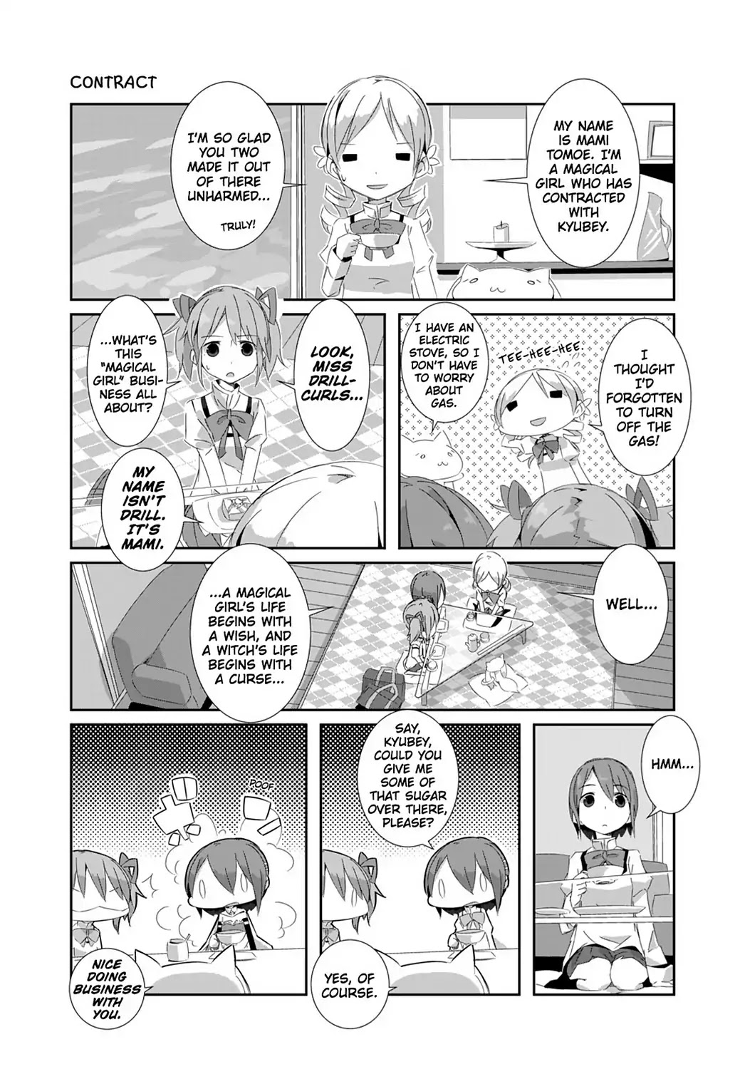 Puella Magi Homura Tamura ~Parallel Worlds Do Not Remain Parallel Forever~ Chapter 7 page 5 - Chapter 7: Vol.1 Episode 7: "All-You-Can-Eat Mutton" Time Flow