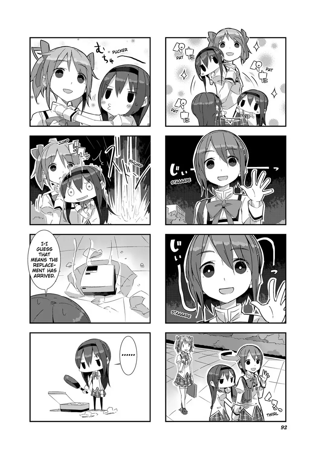Puella Magi Homura Tamura ~Parallel Worlds Do Not Remain Parallel Forever~ Chapter 8 page 8 - Chapter 8: Vol.1 Episode 8: "Technical Support" Time Flow