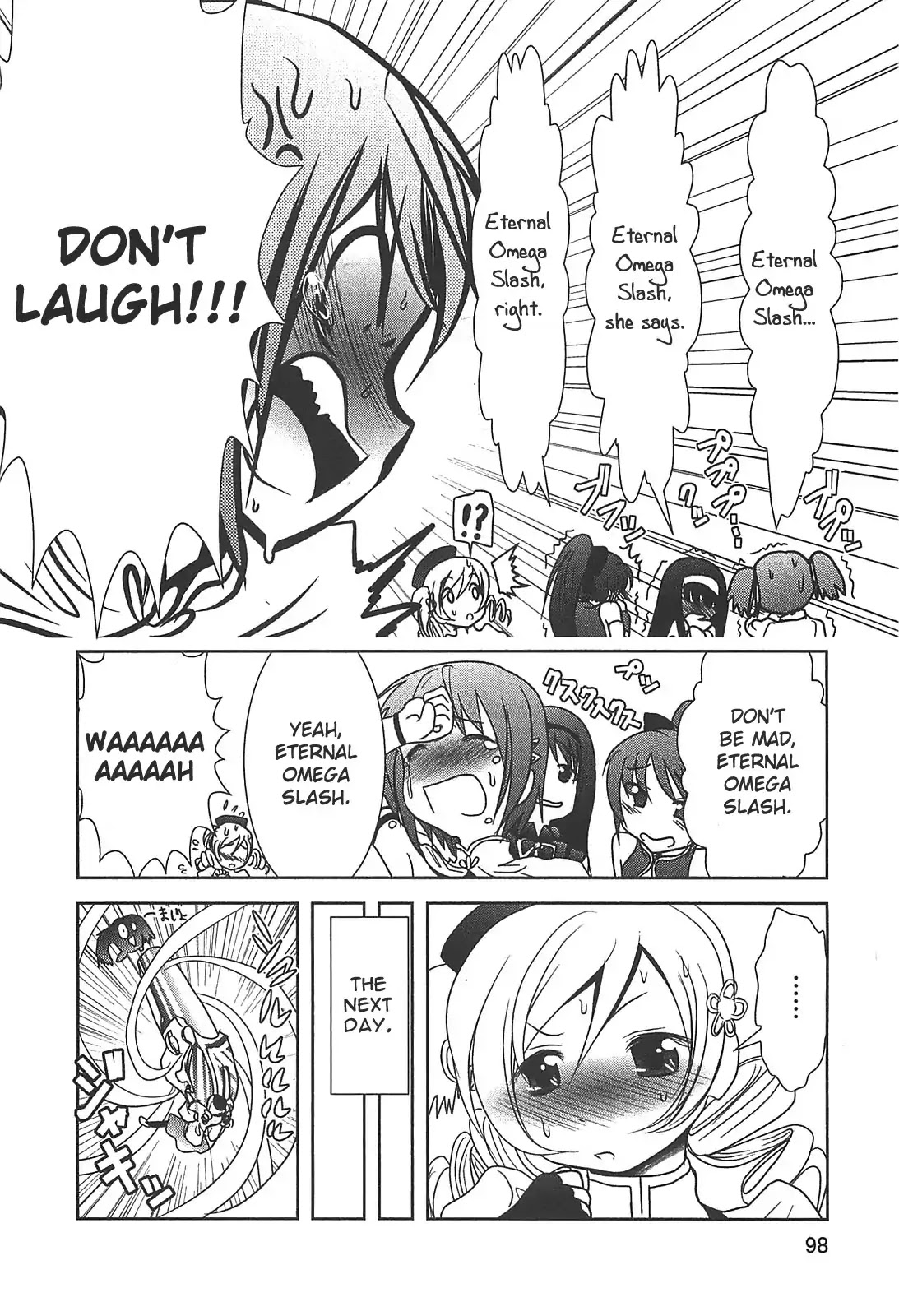 Puella Magi Madoka Magica Comic Anthology Chapter 13 page 8 - Chapter 13: Yell Out Your Finisher