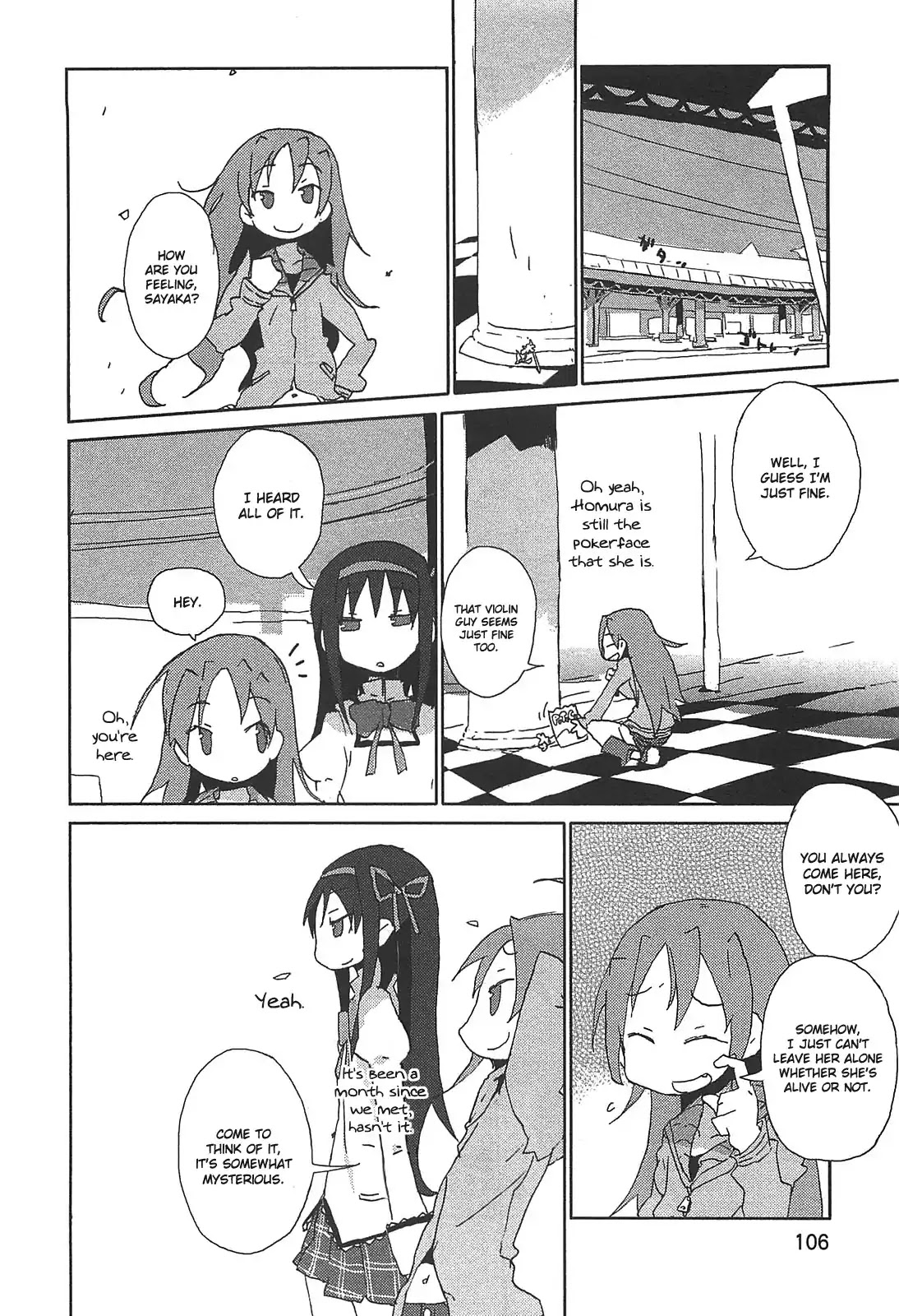 Puella Magi Madoka Magica Comic Anthology Chapter 14 page 6 - Chapter 14: Kyoko Today
