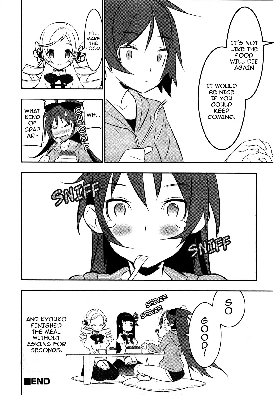 Puella Magi Madoka Magica Comic Anthology Chapter 25 page 6 - Chapter 25: Feeding Kyoko
