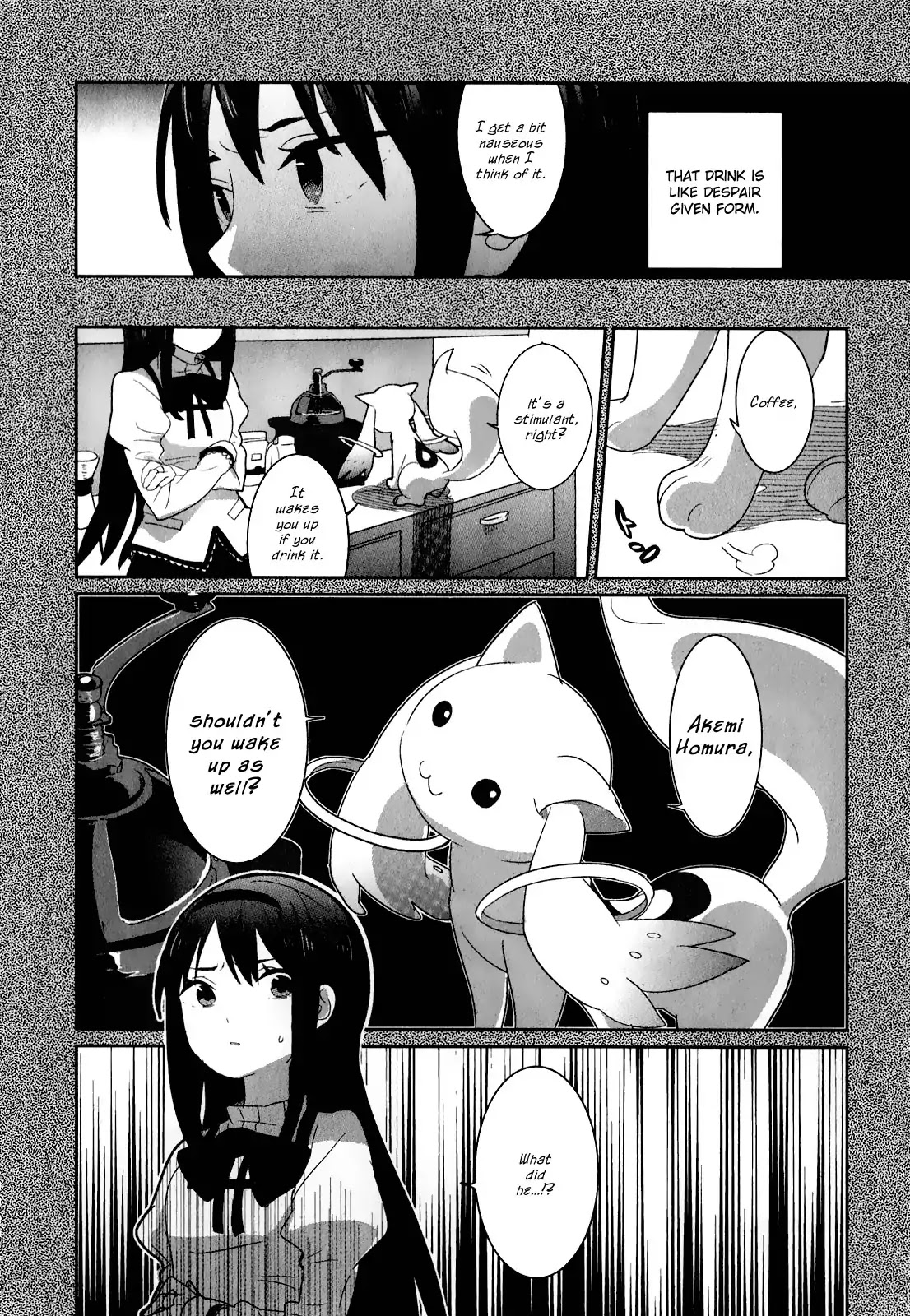 Puella Magi Madoka Magica Comic Anthology Chapter 30 page 8 - Chapter 30: Reasons Why She Didn't Drink Coffee