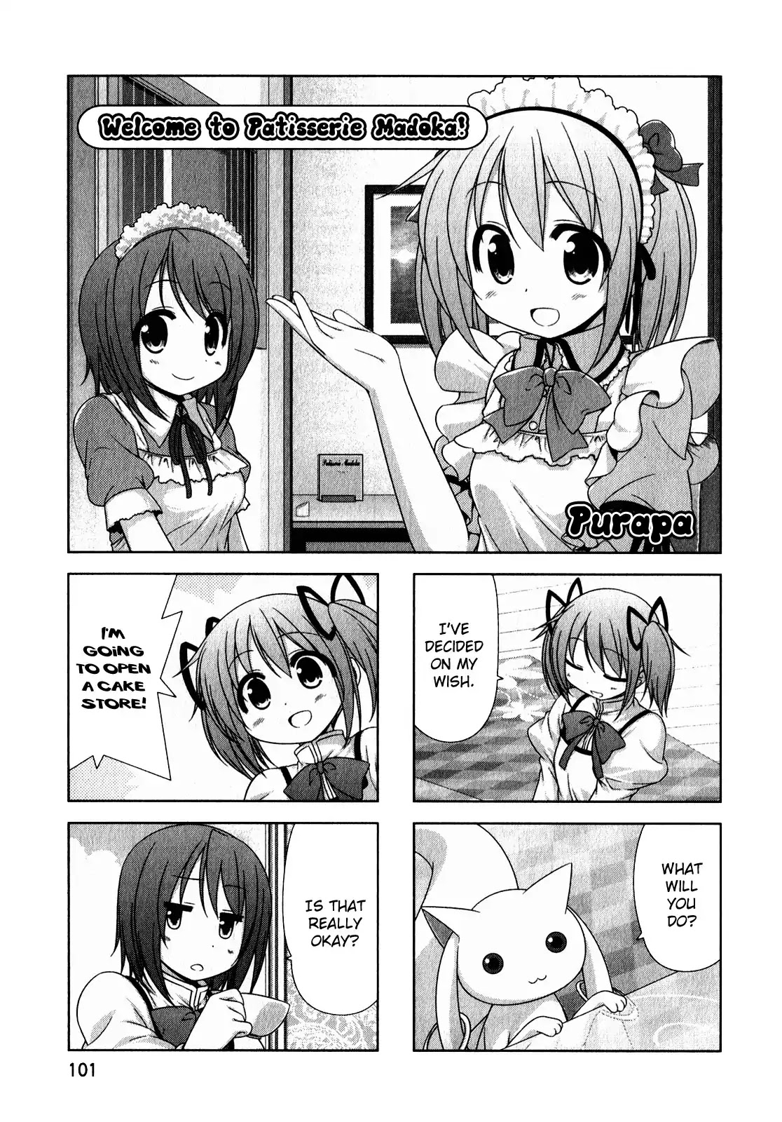 Puella Magi Madoka Magica Comic Anthology Chapter 31 page 1 - Chapter 31: Welcome to Patisserie Madoka