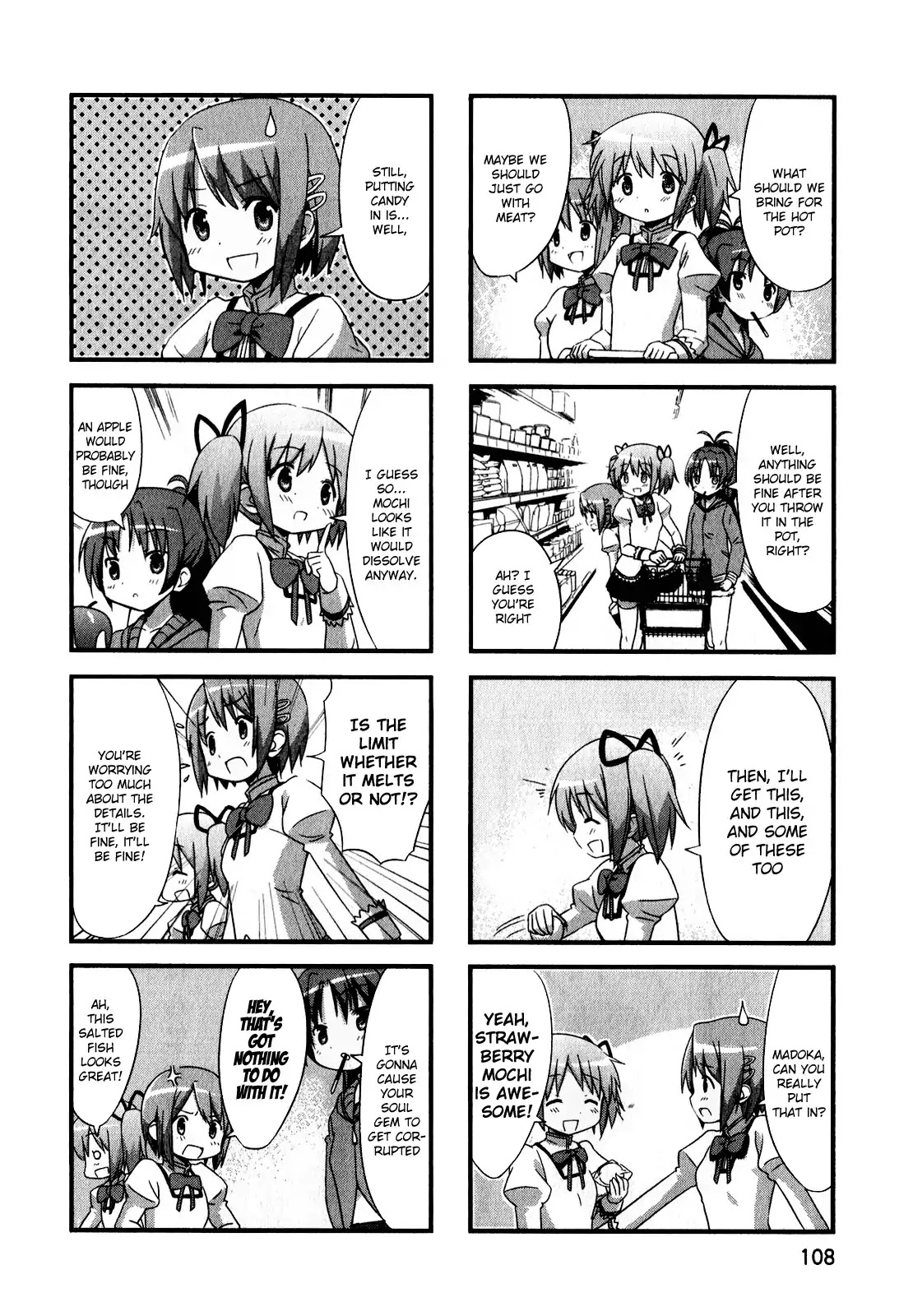 Puella Magi Madoka Magica Comic Anthology Chapter 32 page 2 - Chapter 32: I'm Such a Fool (For Buying Cucumbers)
