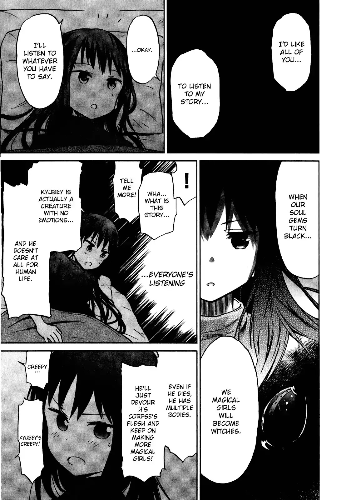 Puella Magi Madoka Magica Comic Anthology Chapter 34 page 11 - Chapter 34: An Important Story