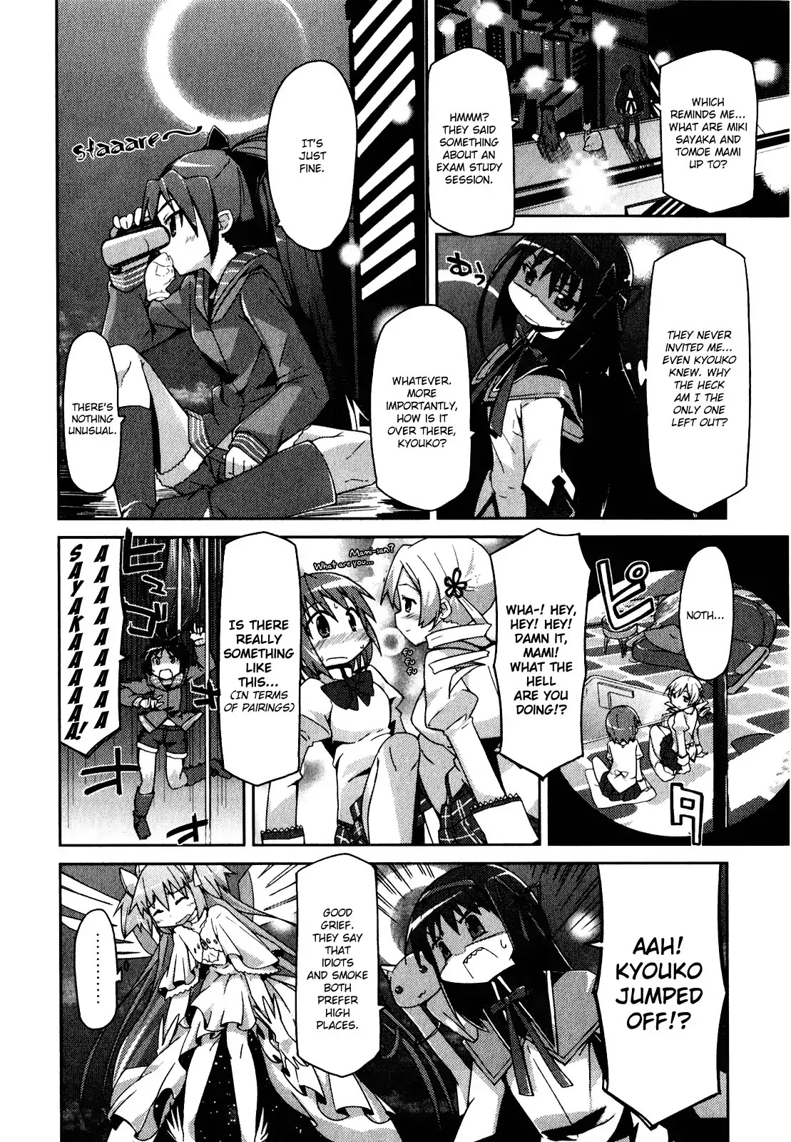 Puella Magi Madoka Magica Comic Anthology Chapter 35 page 2 - Chapter 35: A High Place in Mitakihara City
