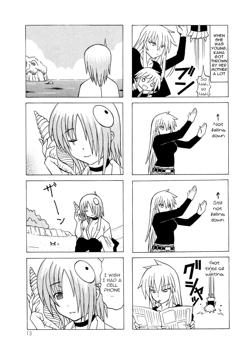 Pugyuru Chapter 5.1-2 page 13 - Vol.5 Chapter 1 v2 : First Part - Rumbling Earth!! Advent of the Demonic Goddess, Kanato'...