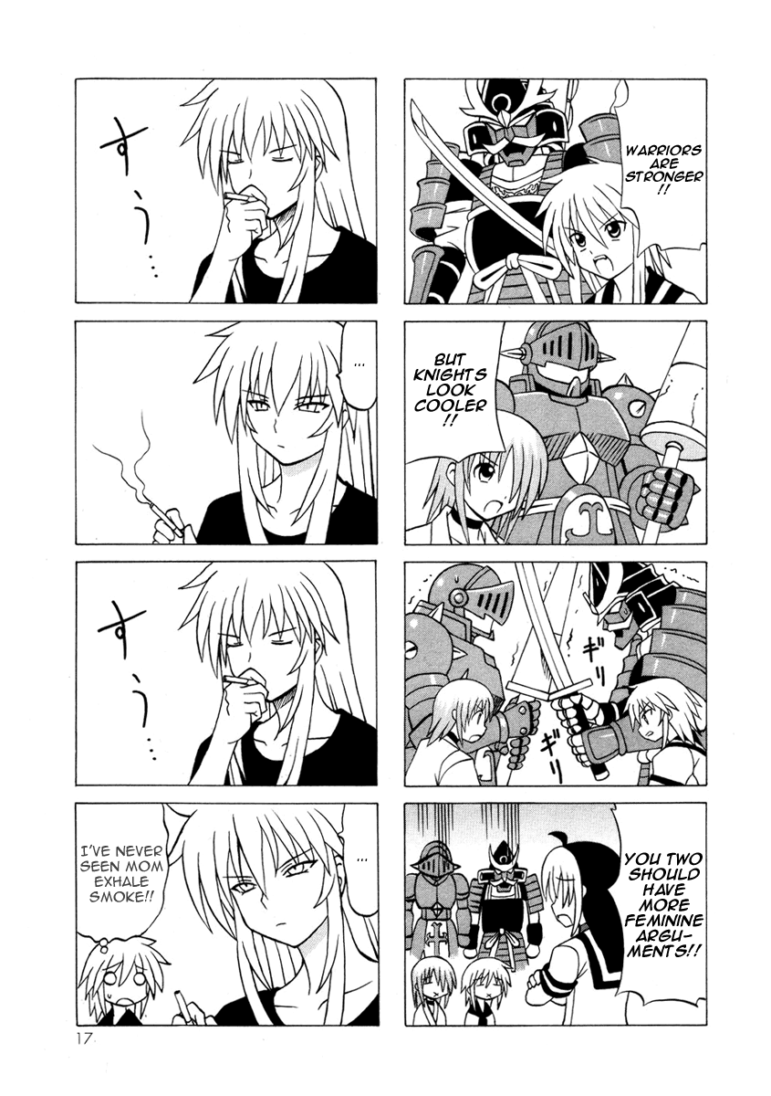 Pugyuru Chapter 5.1-2 page 17 - Vol.5 Chapter 1 v2 : First Part - Rumbling Earth!! Advent of the Demonic Goddess, Kanato'...