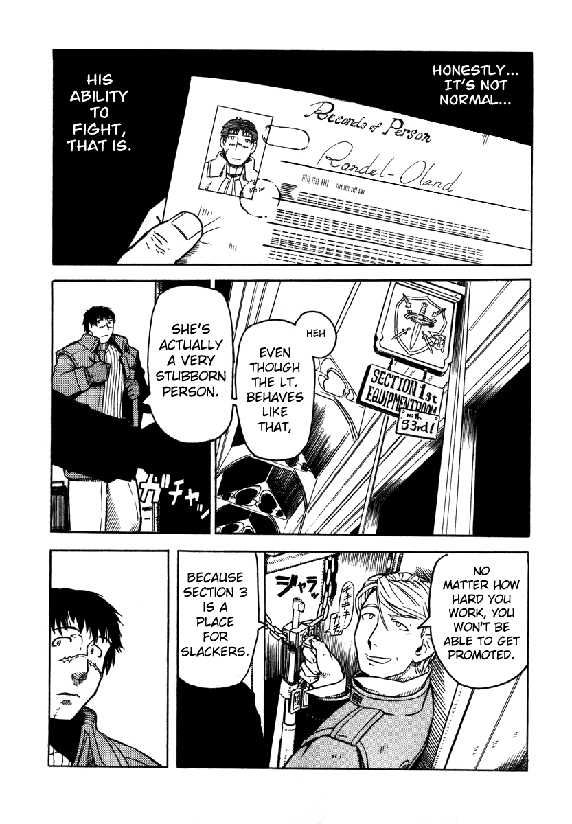 Pumpkin Scissors Chapter 1 page 15 - Chapter 1: War Relief and Reconstruction Unit