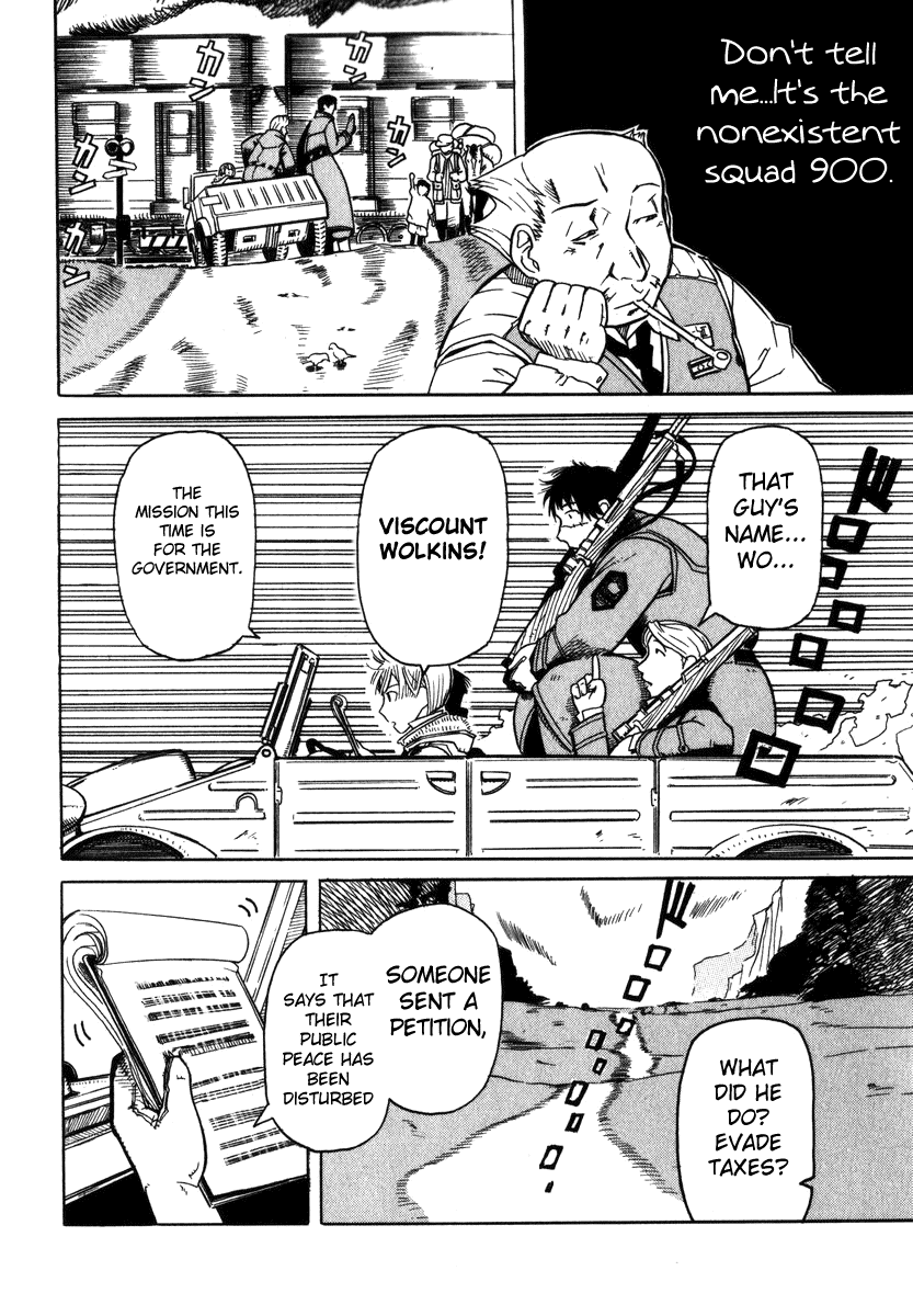 Pumpkin Scissors Chapter 1 page 20 - Chapter 1: War Relief and Reconstruction Unit