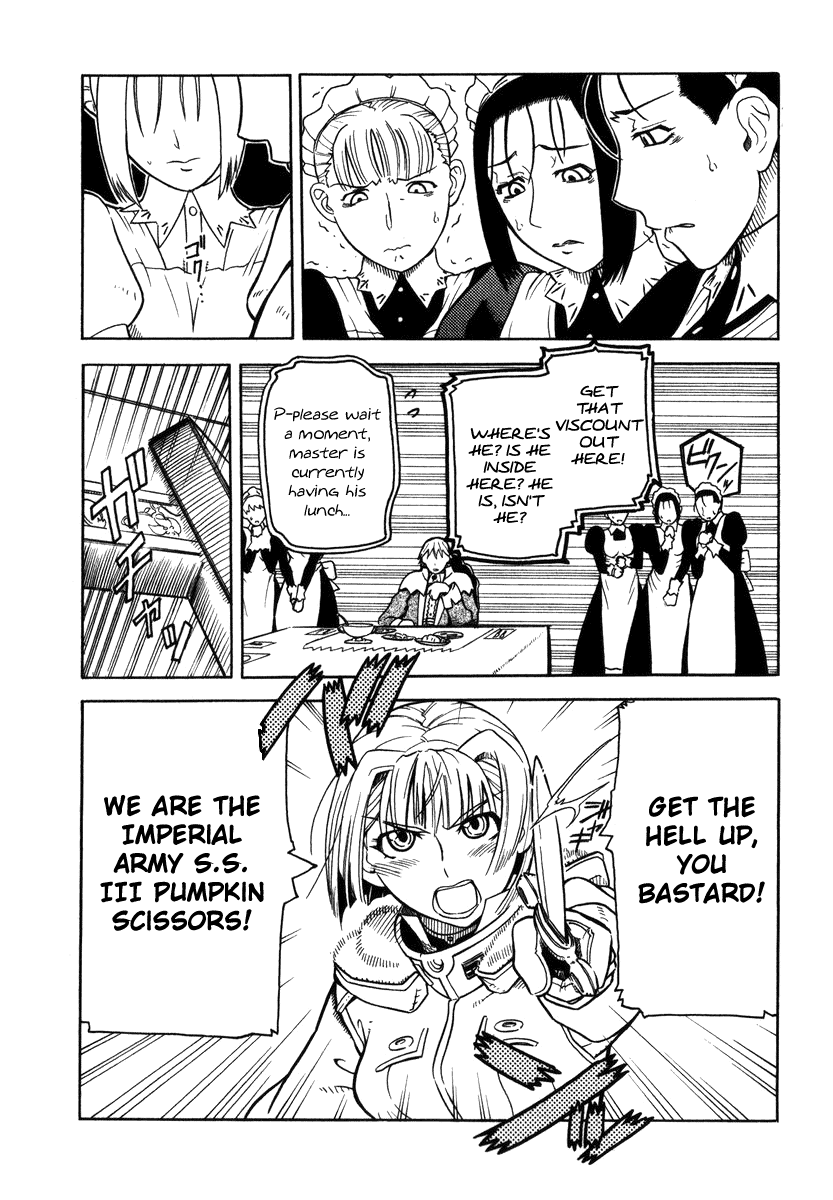 Pumpkin Scissors Chapter 1 page 27 - Chapter 1: War Relief and Reconstruction Unit