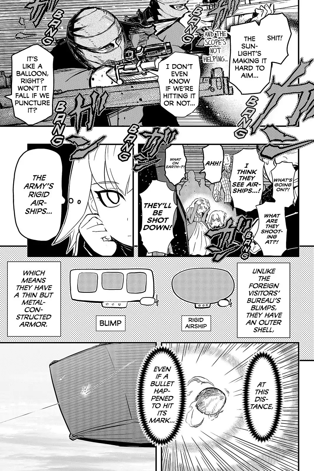 Pumpkin Scissors Chapter 100 page 17 - Chapter 100: Day Five: Stepped Leaders and Streamers