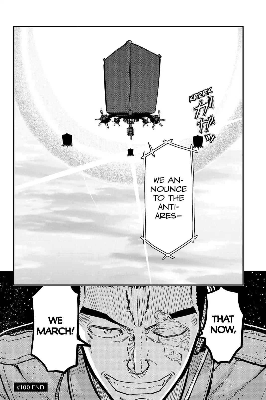 Pumpkin Scissors Chapter 100 page 20 - Chapter 100: Day Five: Stepped Leaders and Streamers