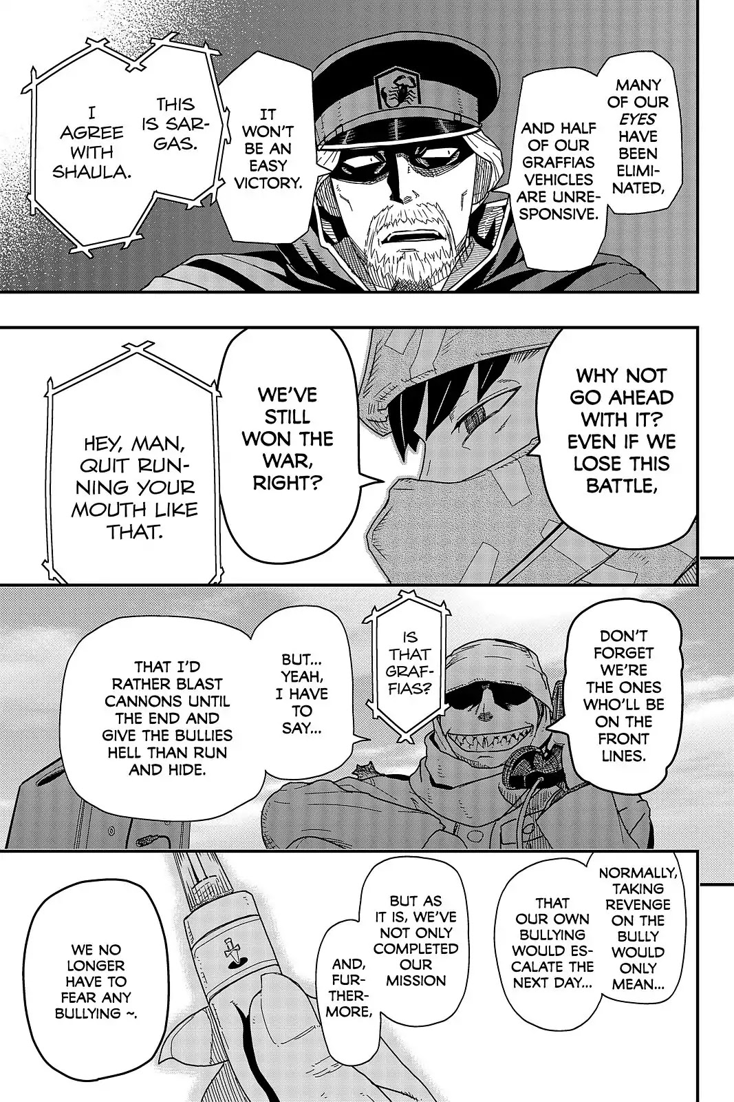 Pumpkin Scissors Chapter 101 page 23 - Chapter 101: Day Five: Juggernaut