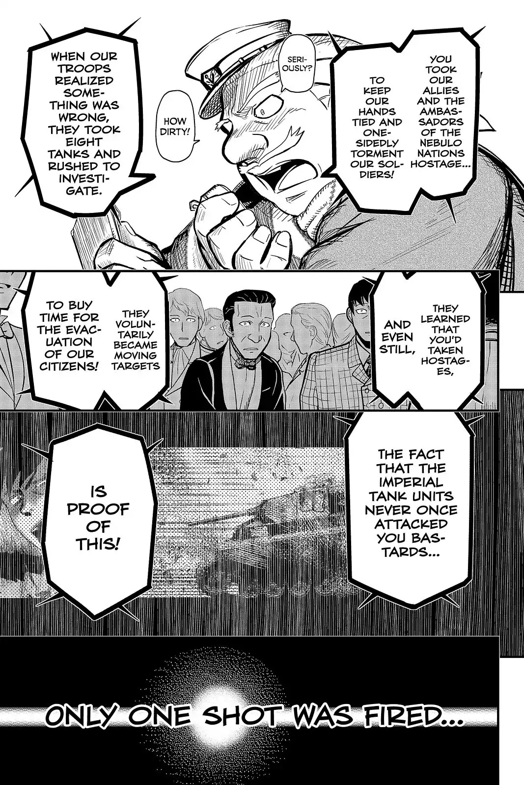 Pumpkin Scissors Chapter 101 page 3 - Chapter 101: Day Five: Juggernaut
