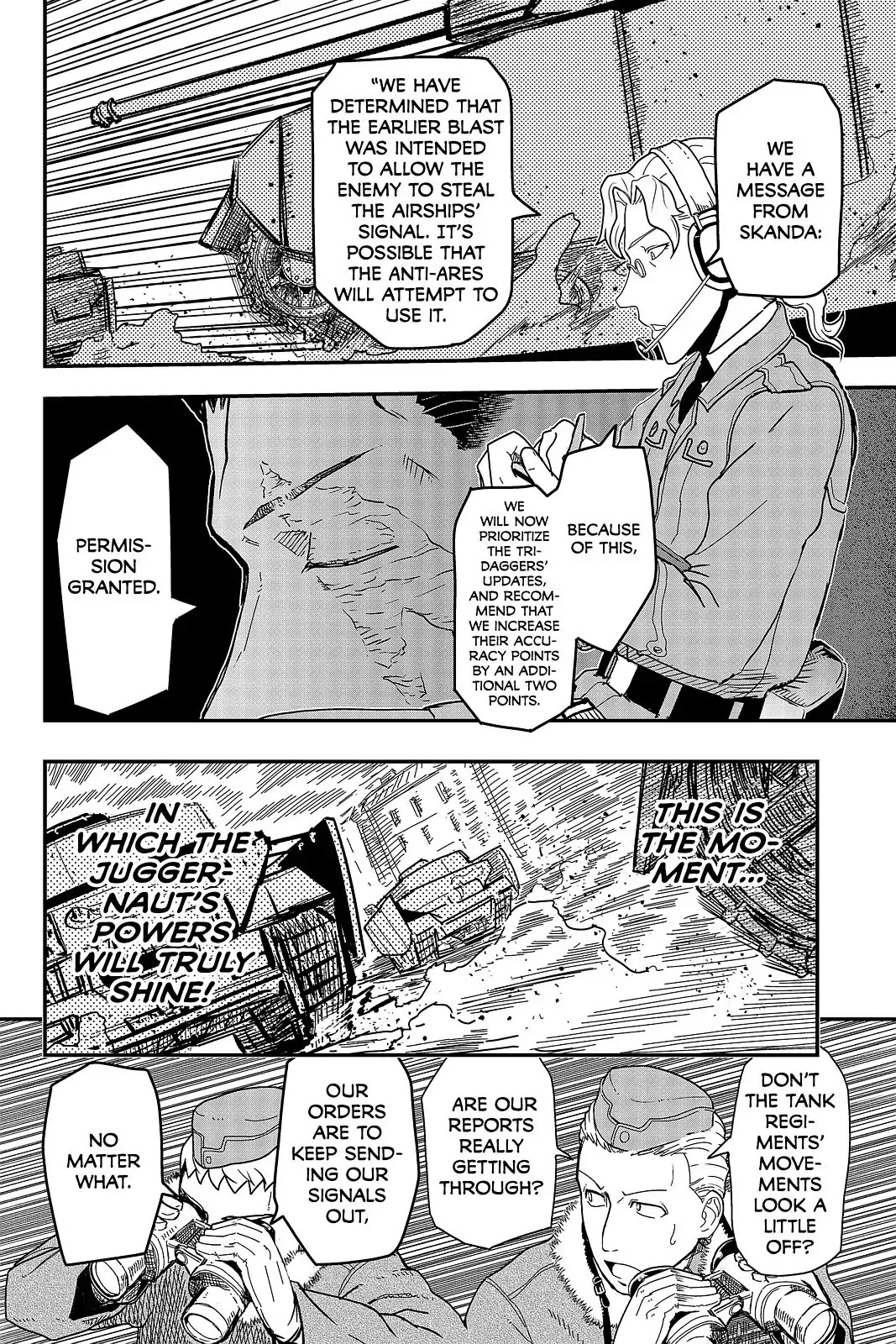 Pumpkin Scissors Chapter 101 page 32 - Chapter 101: Day Five: Juggernaut