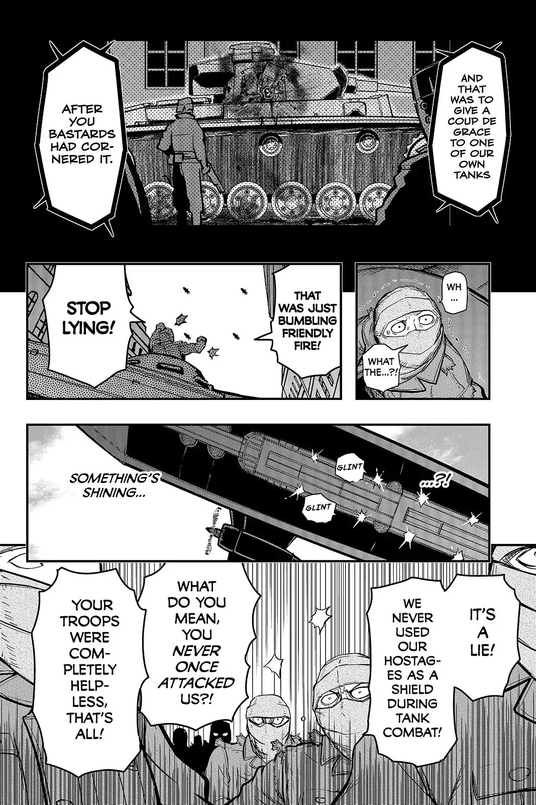 Pumpkin Scissors Chapter 101 page 4 - Chapter 101: Day Five: Juggernaut