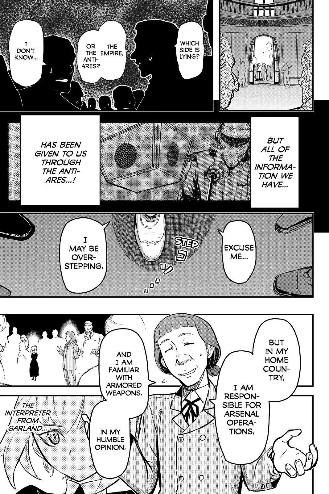 Pumpkin Scissors Chapter 101 page 5 - Chapter 101: Day Five: Juggernaut