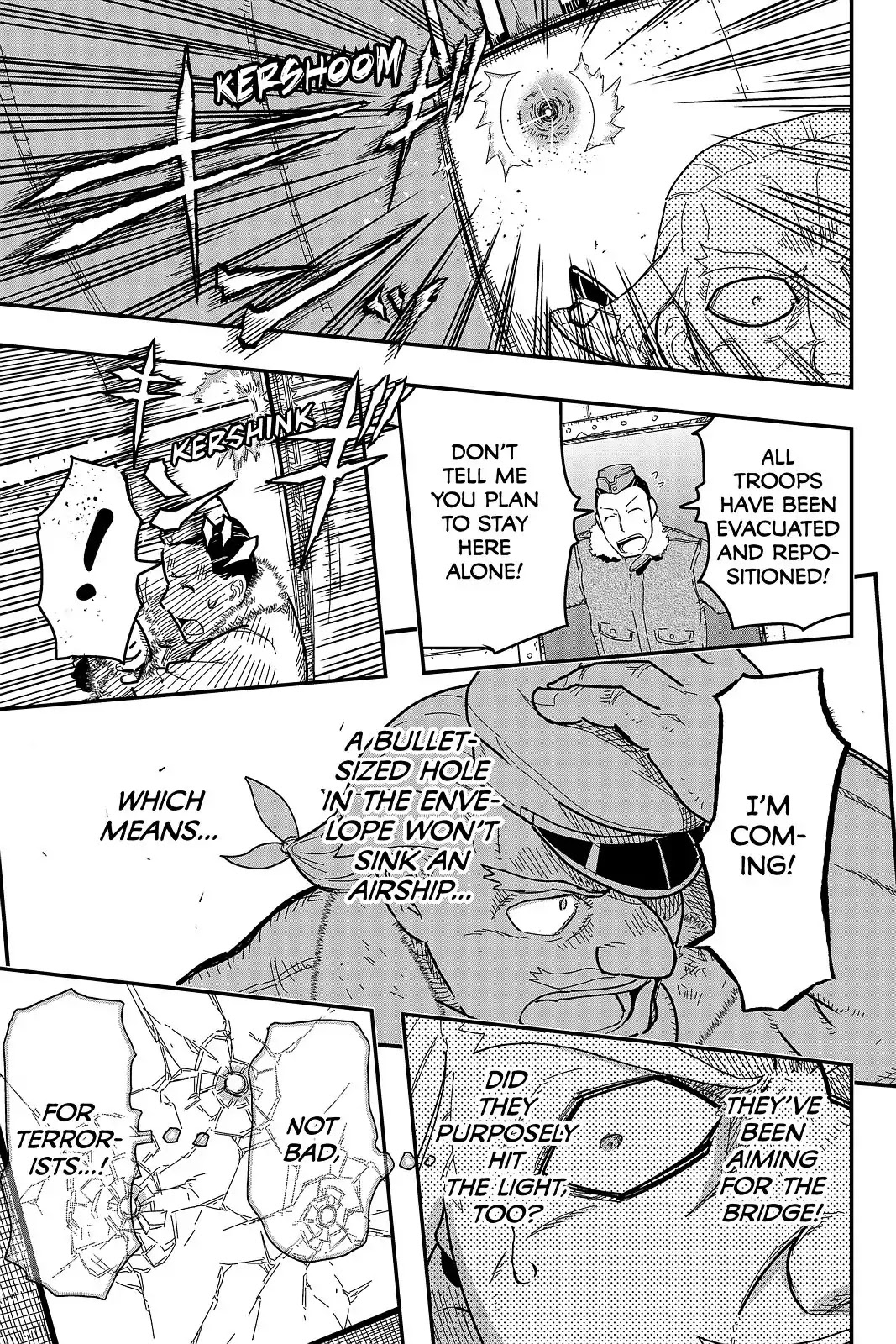 Pumpkin Scissors Chapter 102 page 11 - Chapter 102: Day Five: Fire