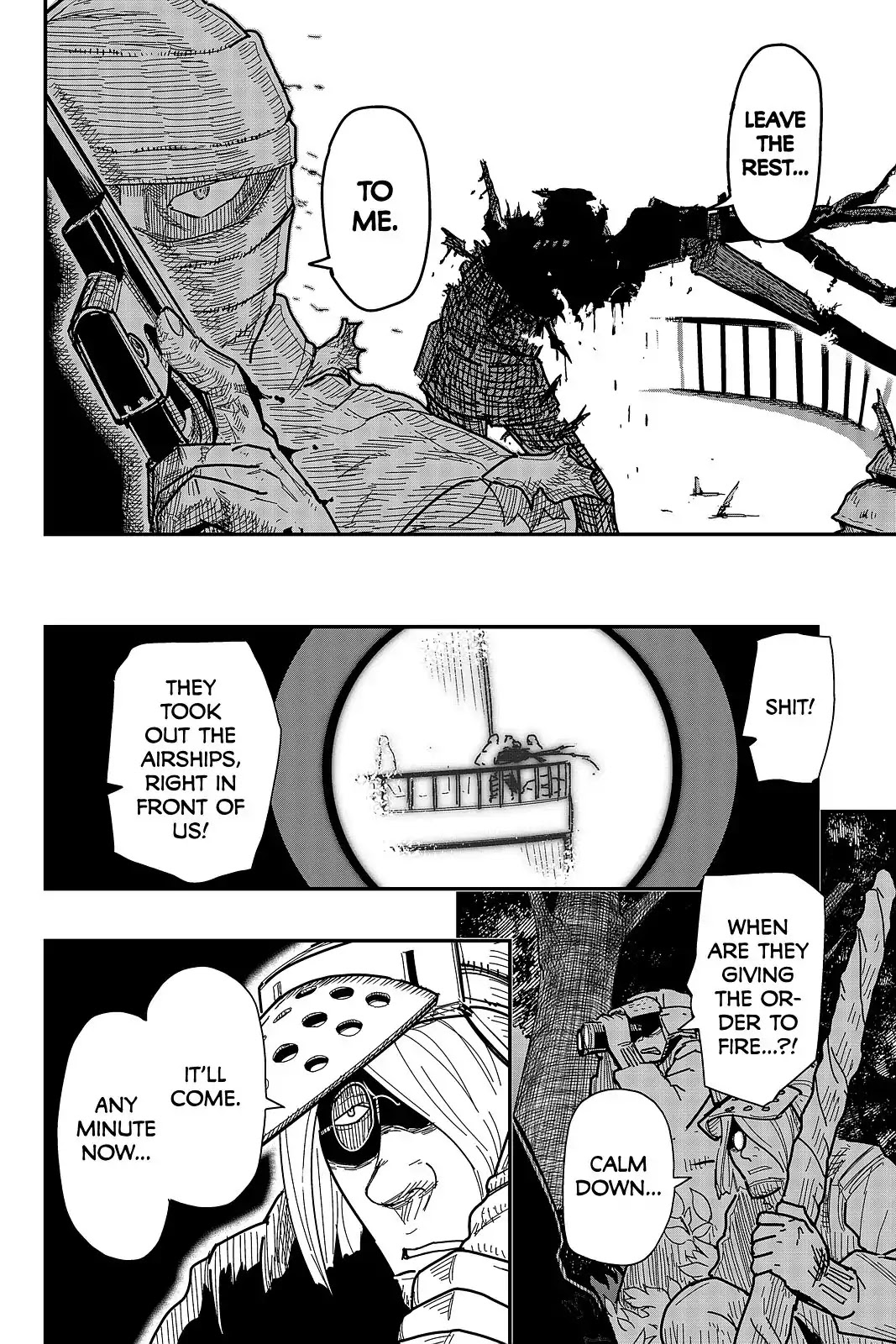 Pumpkin Scissors Chapter 102 page 16 - Chapter 102: Day Five: Fire