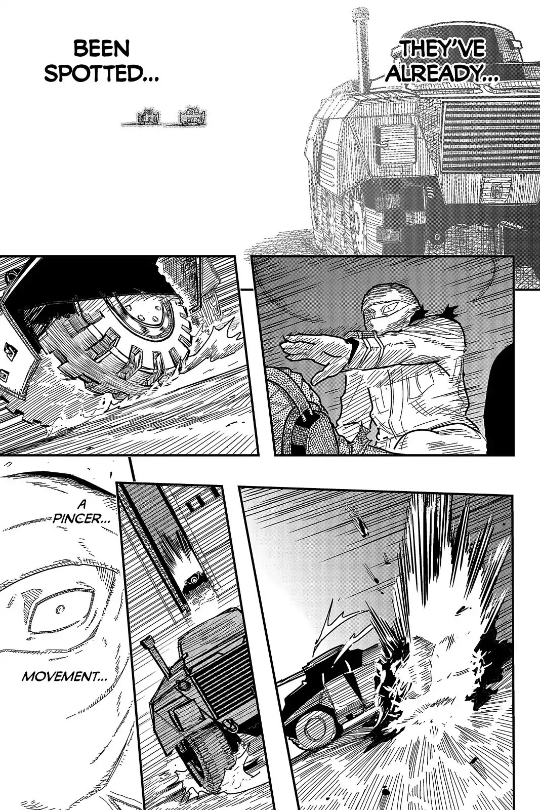Pumpkin Scissors Chapter 102 page 19 - Chapter 102: Day Five: Fire