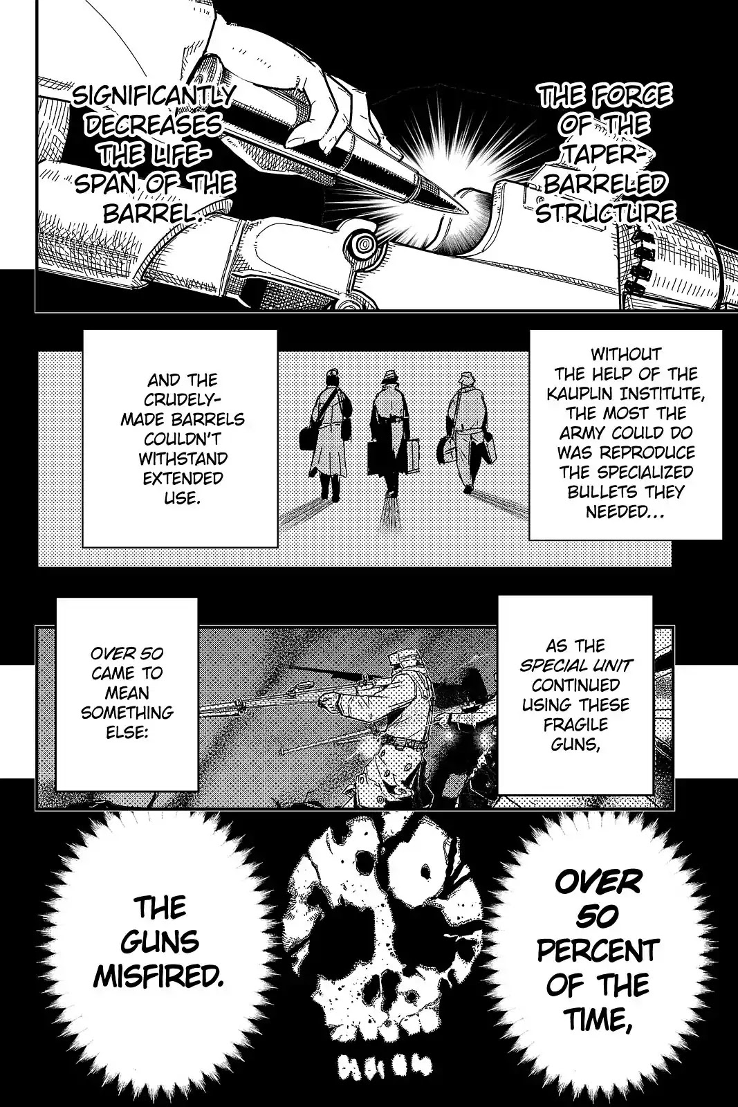 Pumpkin Scissors Chapter 102 page 4 - Chapter 102: Day Five: Fire
