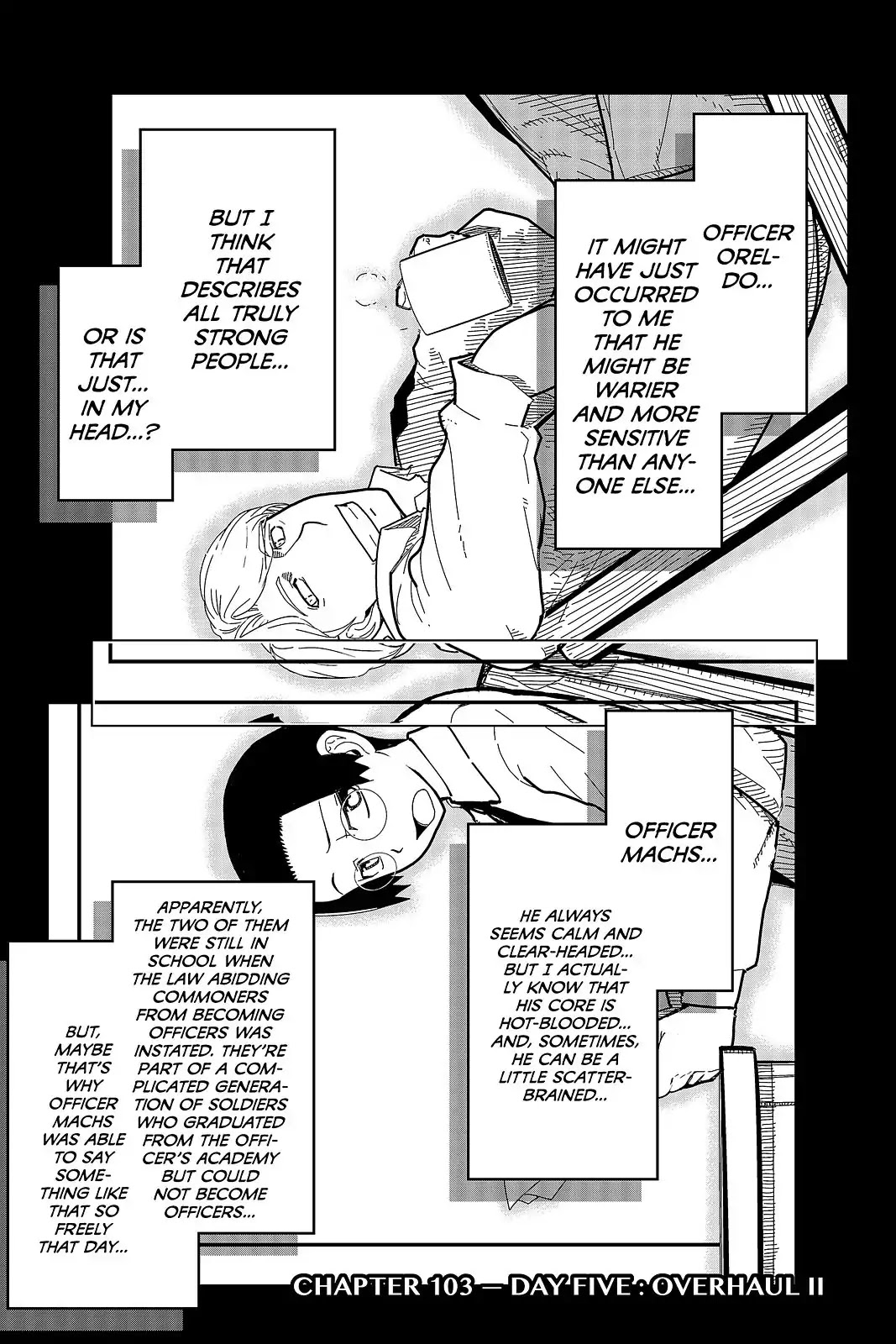 Pumpkin Scissors Chapter 103 page 1 - Chapter 103: Day Five: Overhaul II