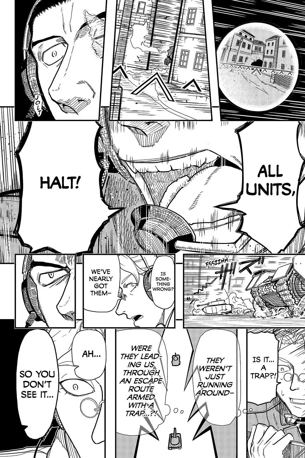 Pumpkin Scissors Chapter 103 page 32 - Chapter 103: Day Five: Overhaul II