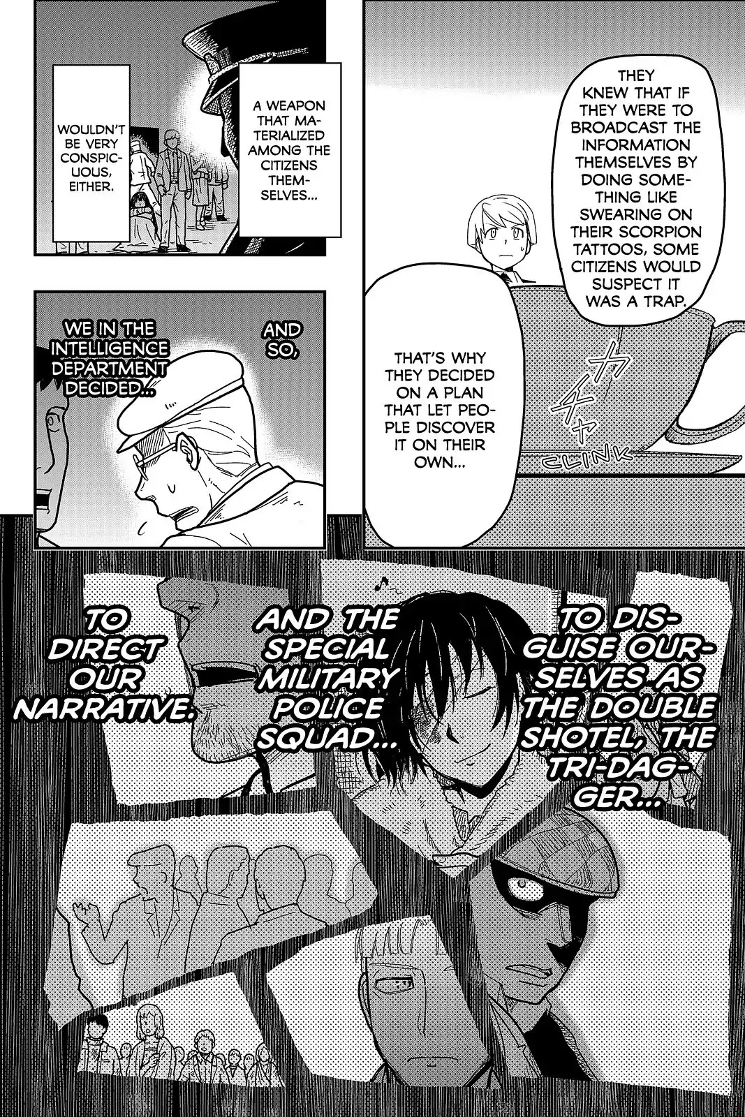 Pumpkin Scissors Chapter 104 page 27 - Chapter 104: Day Five: Detoxification