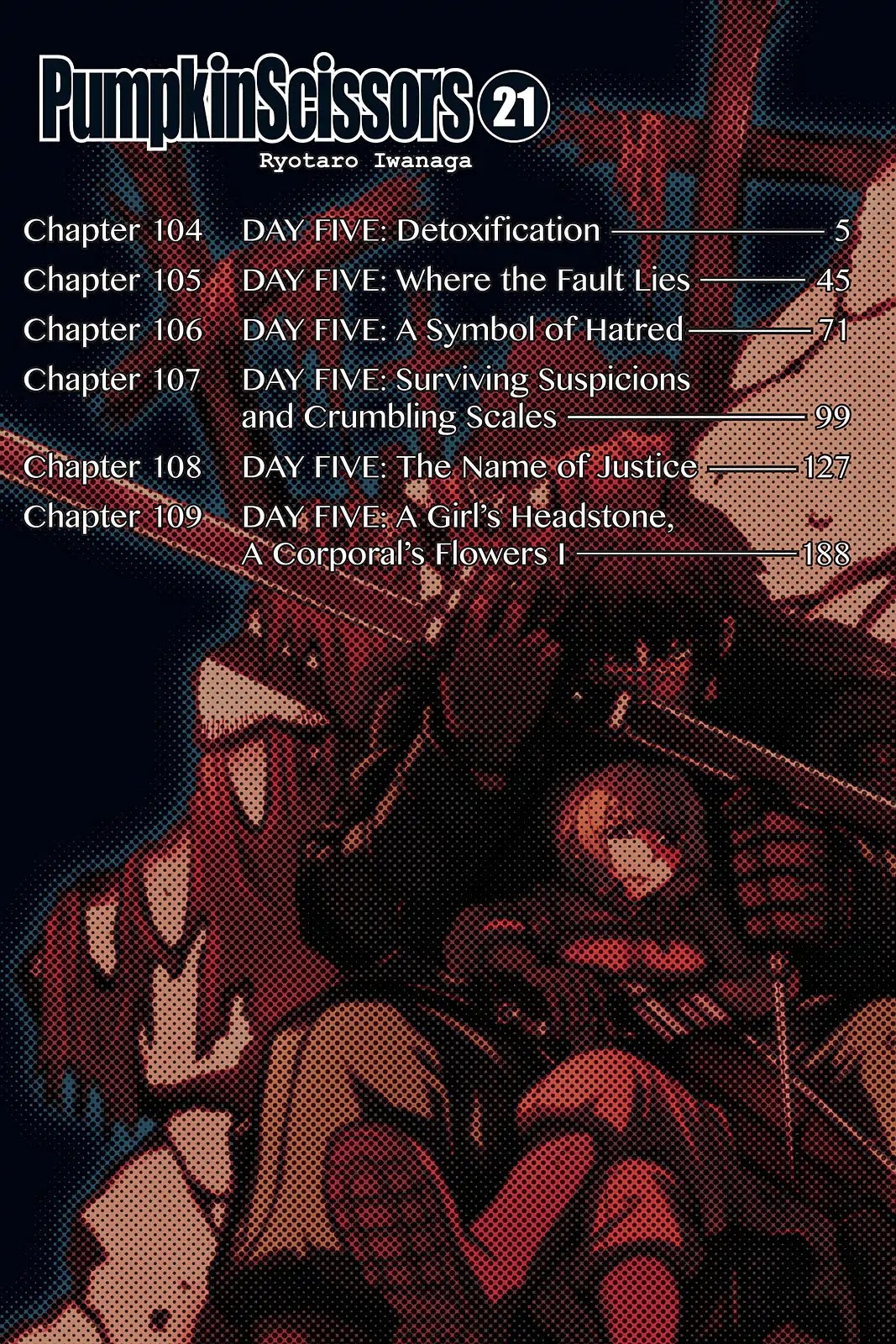 Pumpkin Scissors Chapter 104 page 3 - Chapter 104: Day Five: Detoxification