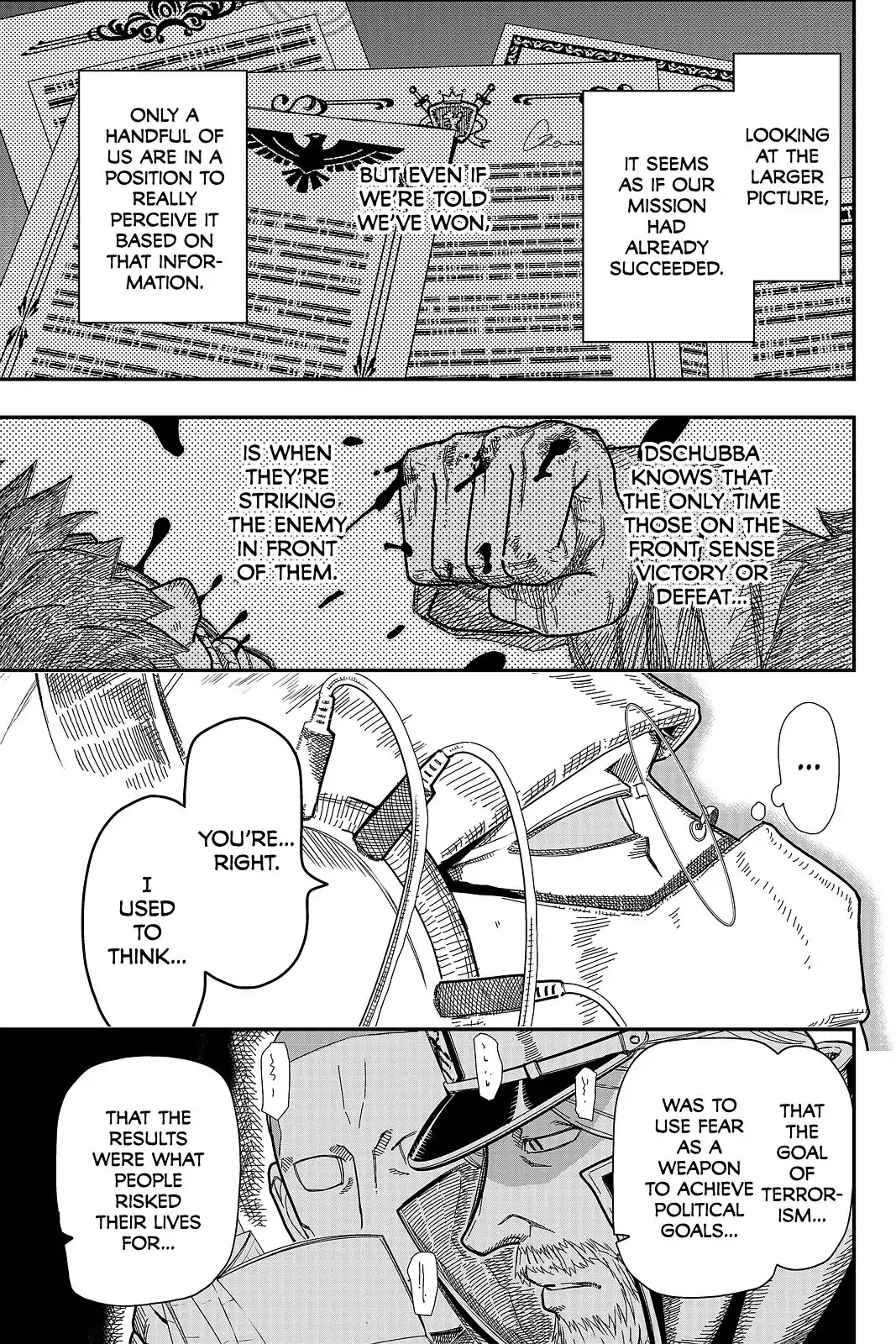Pumpkin Scissors Chapter 104 page 32 - Chapter 104: Day Five: Detoxification
