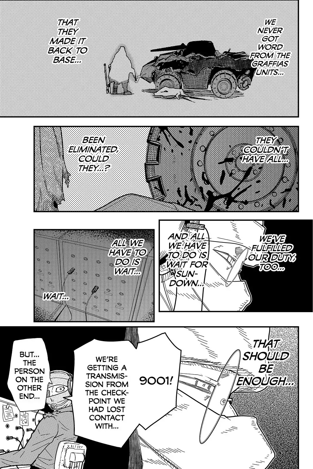 Pumpkin Scissors Chapter 104 page 38 - Chapter 104: Day Five: Detoxification