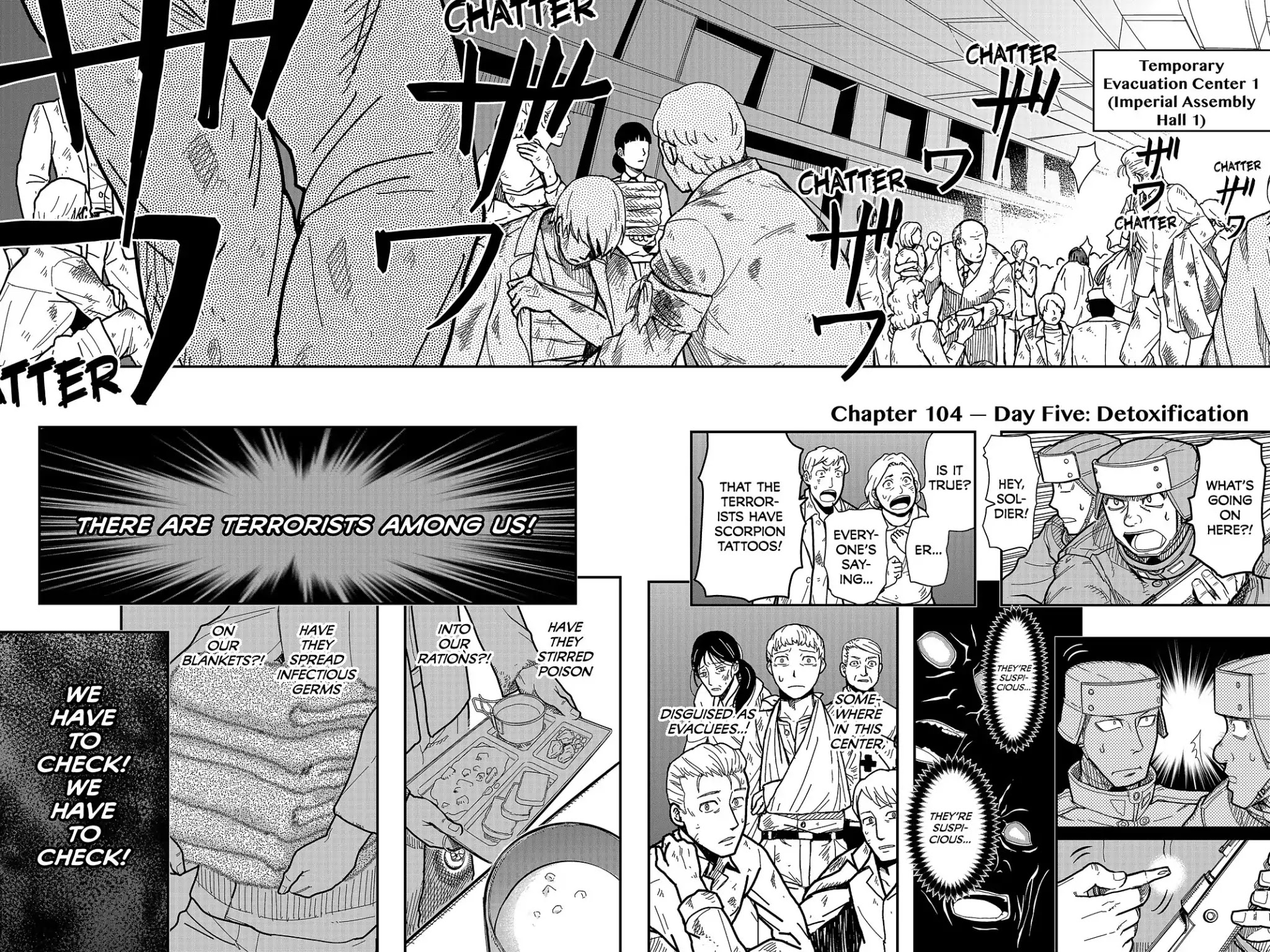 Pumpkin Scissors Chapter 104 page 8 - Chapter 104: Day Five: Detoxification