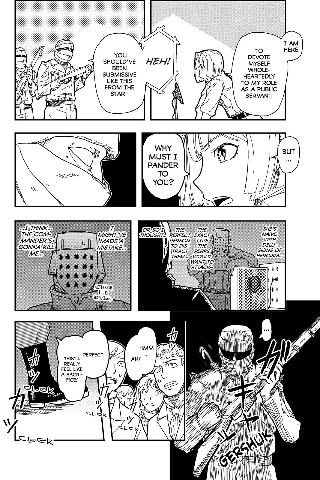 Pumpkin Scissors Chapter 105 page 10 - Chapter 105: Day Five: Where the Fault Lies