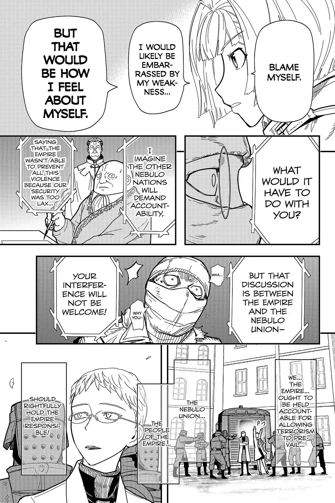Pumpkin Scissors Chapter 105 page 15 - Chapter 105: Day Five: Where the Fault Lies